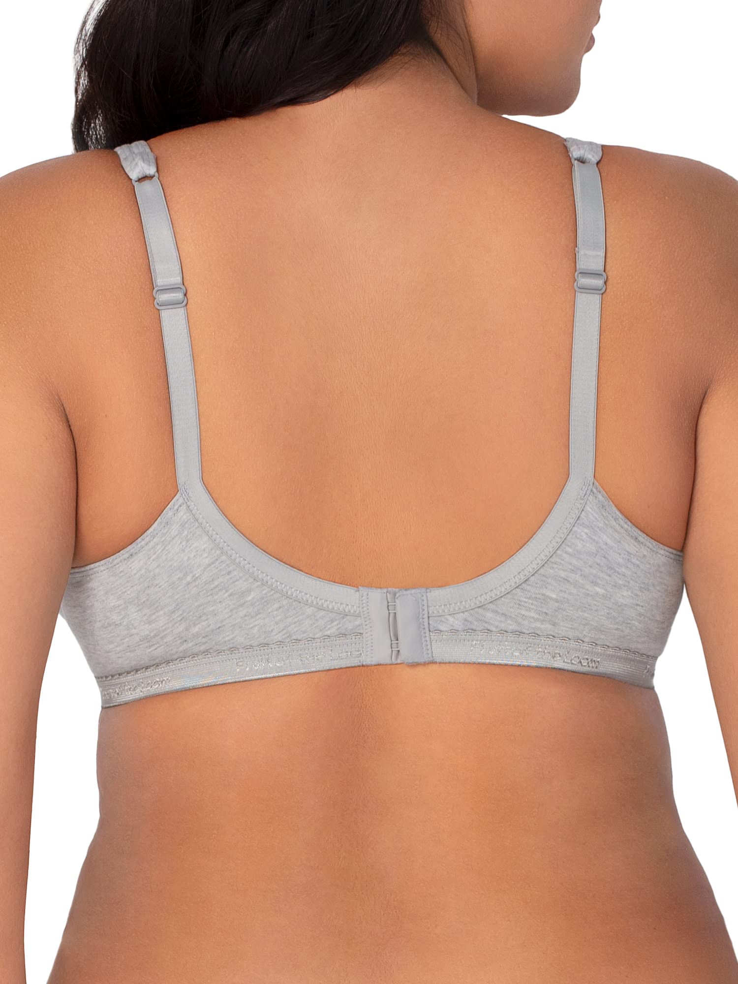 Fruit of the Loom Women's Comfortable Unlined Underwire Bra - Soft Cotton Spandex Blend for Natural Support & Flexibility | Perfect for Everyday Wear, Work & Relaxation