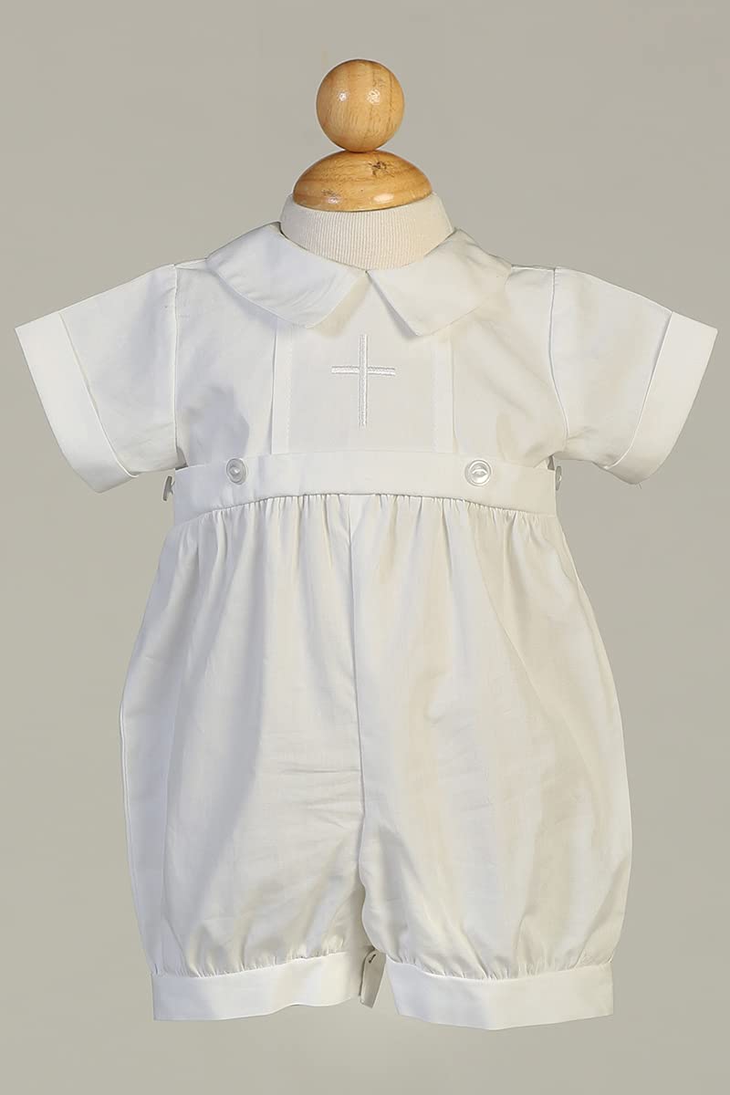 Boys Baptism Outfits - Baby Christening Romper Set | Soft Cotton Baptismal Clothes for Infant Boys | Perfect for Church Ceremonies & Christening Celebrations