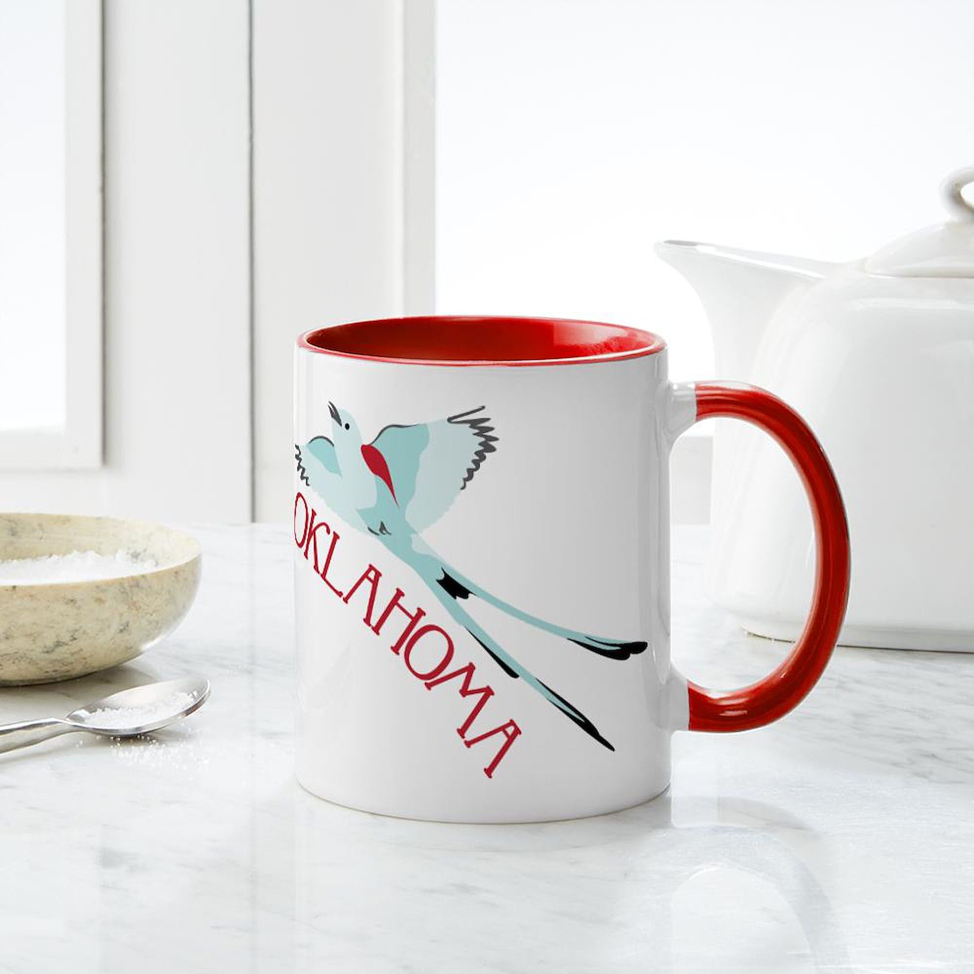 Oklahoma Ceramic Coffee Mug 11 oz (325 ml) - Durable & Stylish for Home, Office, or Gift - Perfect for Coffee, Tea & Hot Beverages