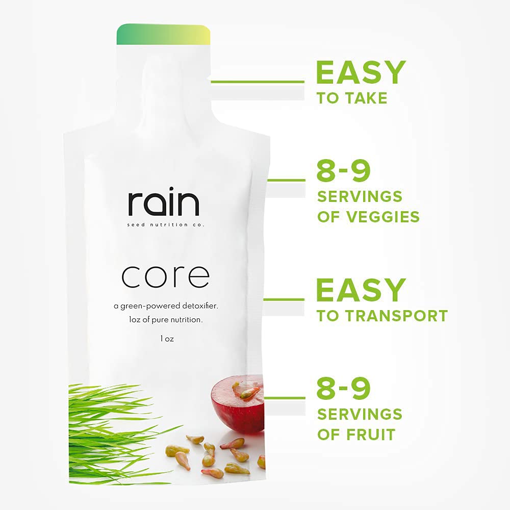 CORE Super Green Supplements - Organic Black Cumin Seed, Kale, Cranberry Seed, Spirulina, Milk Thistle & Wheat Grass Powder - Immune System Booster & Detox Support - 30 Single-Serve Pouches - Perfect for Smoothies, Juices & Daily Wellness Routine