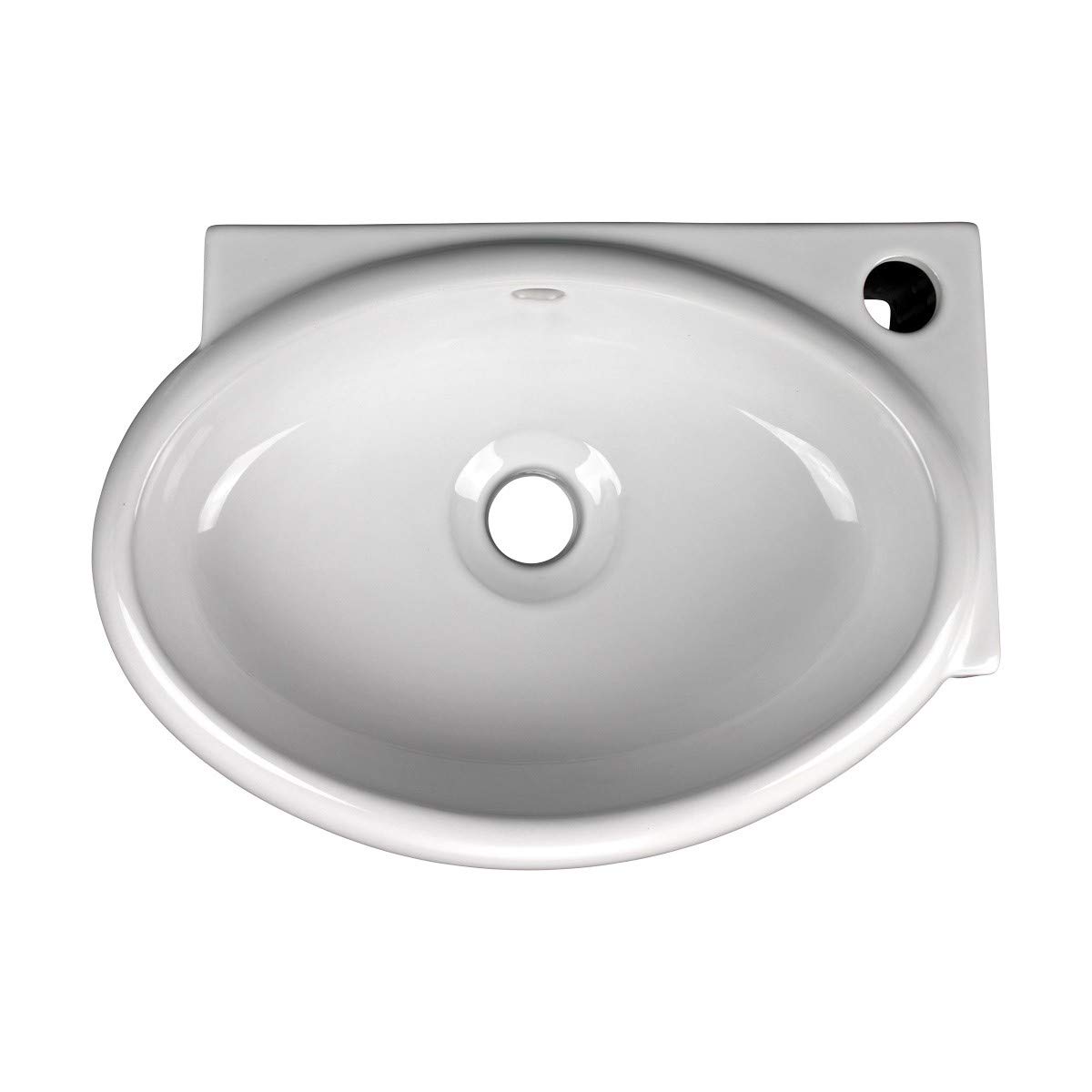 Wall-Mounted Ceramic Bathroom Sink 17