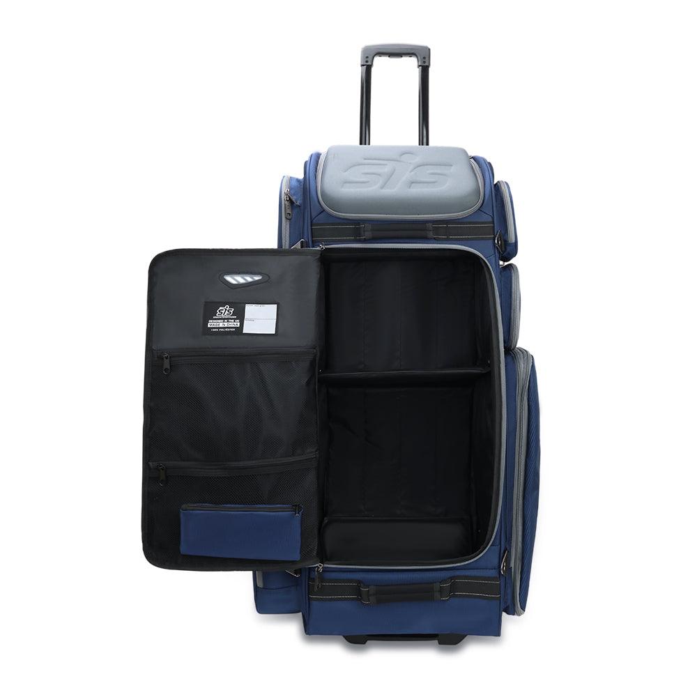 2025 Smash Ops Guerrilla V4 Roller Bag - Durable Navy/Grey Luggage for Travel & Business | Perfect for Airplane Carry-On & Weekend Getaways
