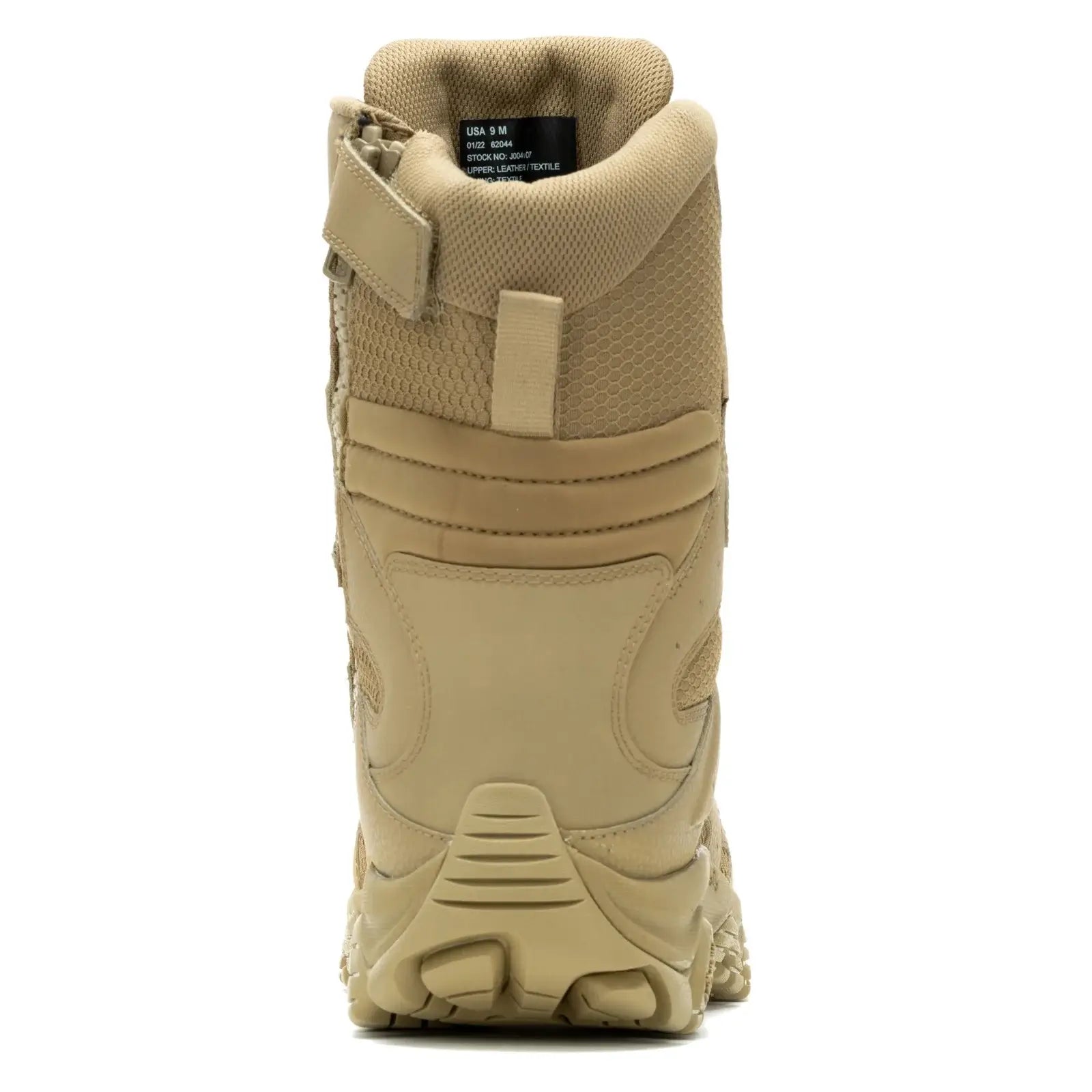 Moab 3 8 Tactical Side Zip Work Boots - Waterproof Dark Coyote - Durable Military & Outdoor Boots for Hiking, Construction & Tactical Operations