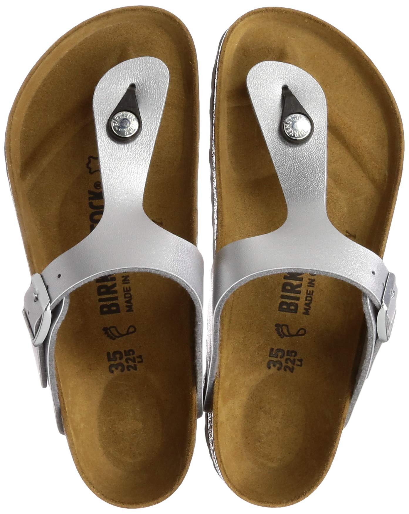 Birkenstock Women's Flatform Sandals in Silver - Comfortable & Stylish Summer Shoes for Women | Perfect for Beach, Vacation & Casual Outings