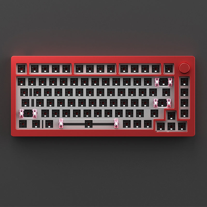 MonsGeek M1 Gasket DIY Kit - Custom Mechanical Keyboard Kit with Hot-Swappable PCB, Aluminum Case & Dampening Foam | Perfect for Gaming, Typing & Office Use