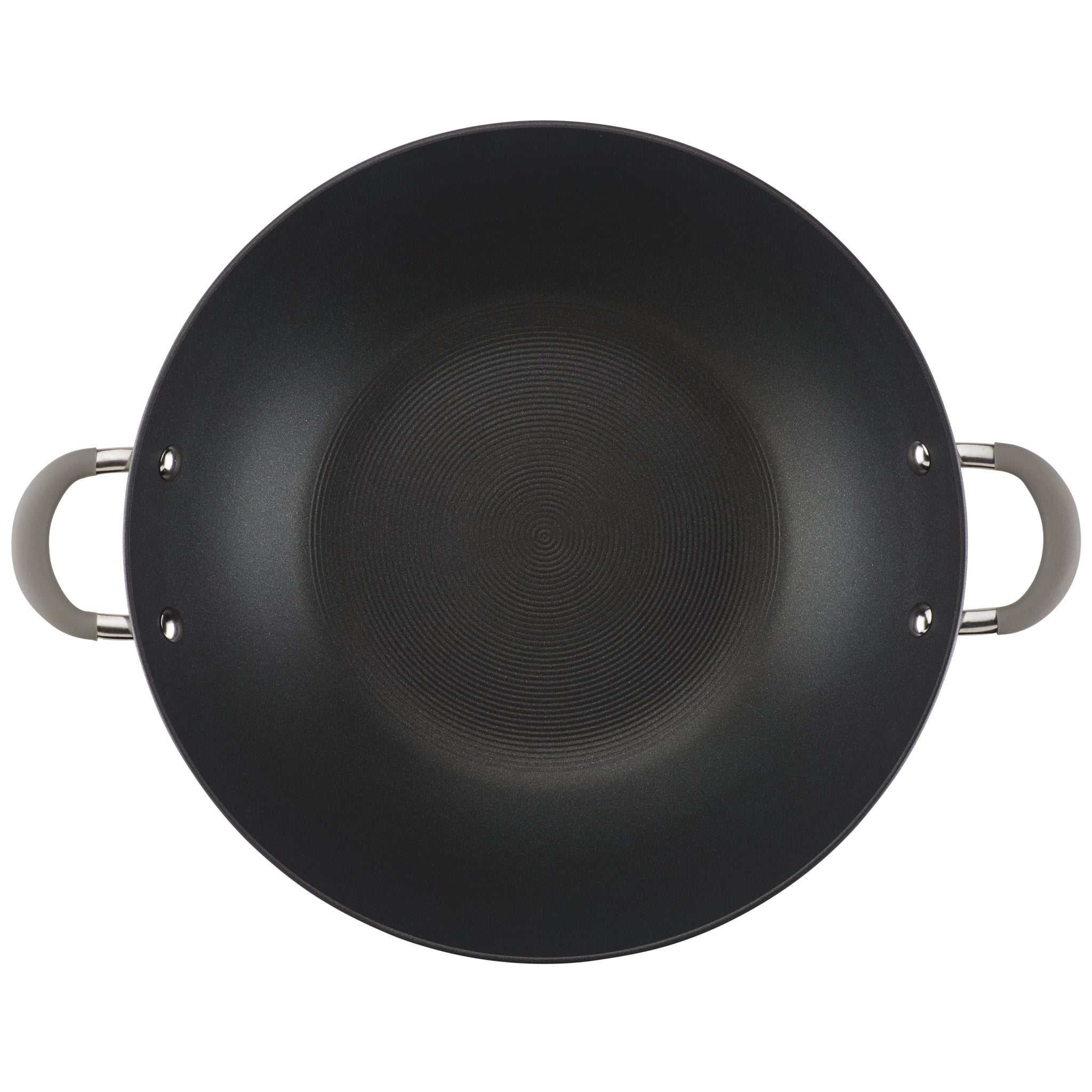 14 Inch Nonstick Wok with Glass Lid - Carbon Steel Stir Fry Pan for Asian Cooking, Sautéing & Deep Frying - Perfect for Gas, Electric & Induction Stovetops