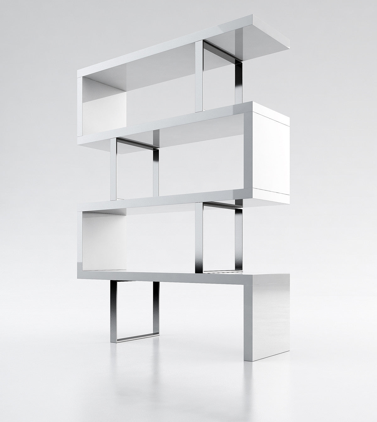 Modern Bookcase MD105 51W - Stylish Wooden Bookshelf for Home & Office - Perfect for Living Room, Bedroom, Study & Library Storage Organization