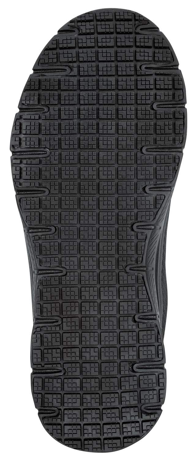 Skechers Alex Women's Slip Resistant Athletic Shoes - Black Soft Toe Work Shoes for Nurses, Waitresses & Healthcare Professionals - Comfortable Non-Slip Shoes for Hospital, Restaurant & Retail Work