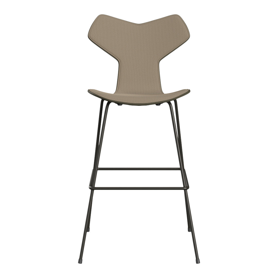 Premium Grand Prix Bar Stool 3139 - Lacquered Finish with Front Upholstery - Perfect for Home Bars, Kitchen Islands & Modern Restaurants