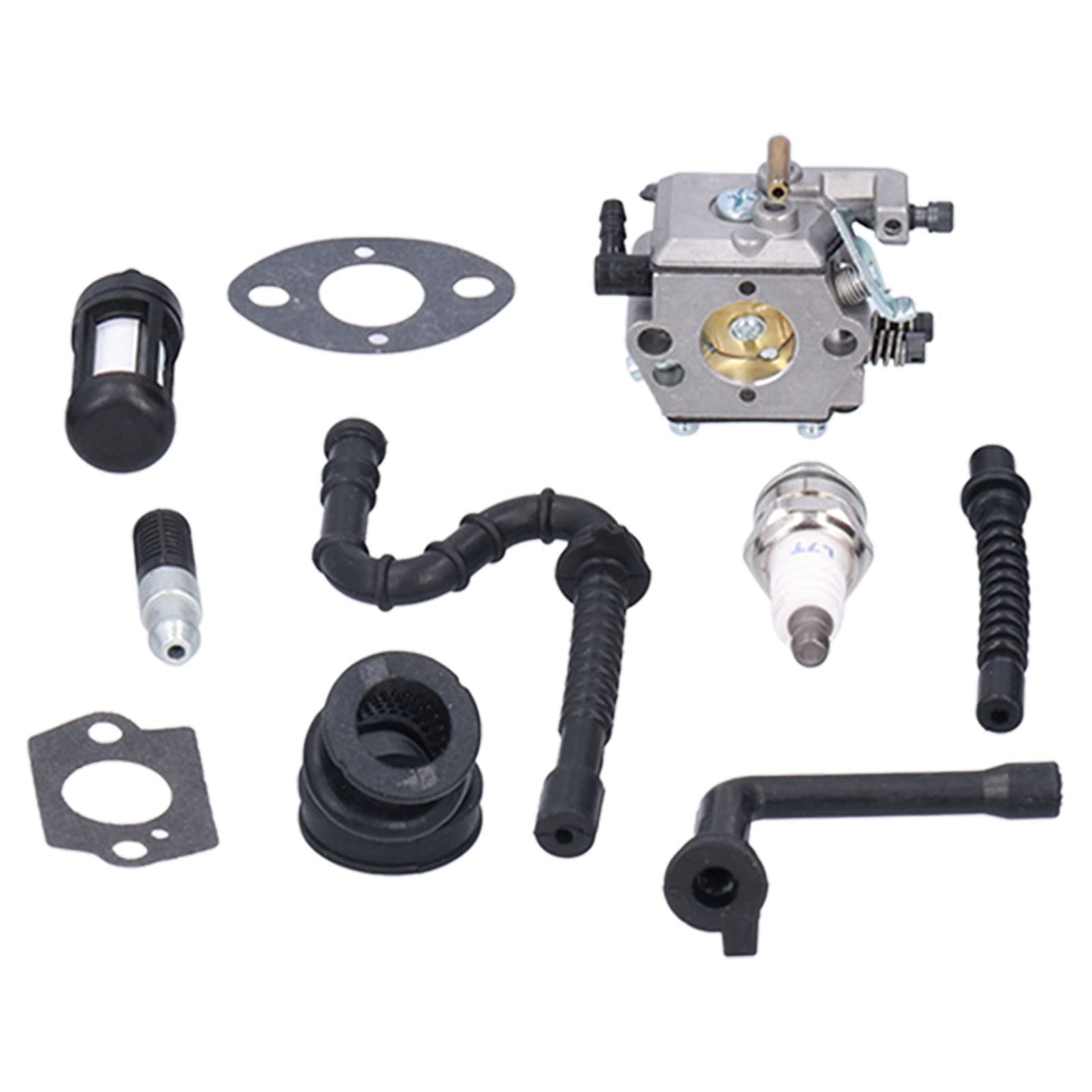Premium Chainsaw Carburetor Kit 1121-120-0611 with Gasket - Compatible Replacement for Garden Tools & Outdoor Power Equipment - Perfect for DIY Repairs, Landscaping & Wood Cutting Projects