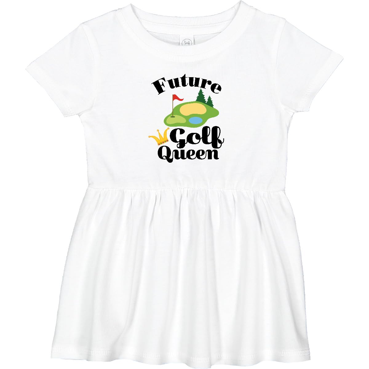 Inktastic Future Golf Queen Infant Dress - Adorable Baby Girl Outfit for Golf, Parties & Special Occasions