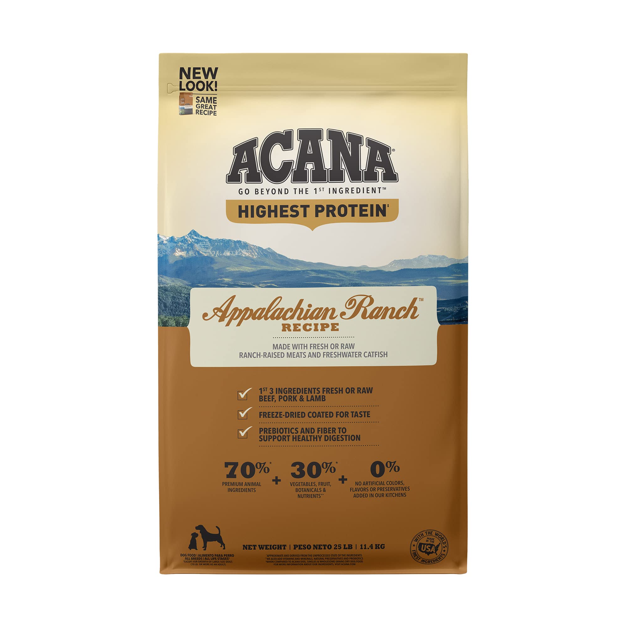 Acana High Protein Grain Free Dry Dog Food & Crunchy Treats - Premium Nutrition for Active Dogs - Perfect for Training, Hiking & Outdoor Adventures