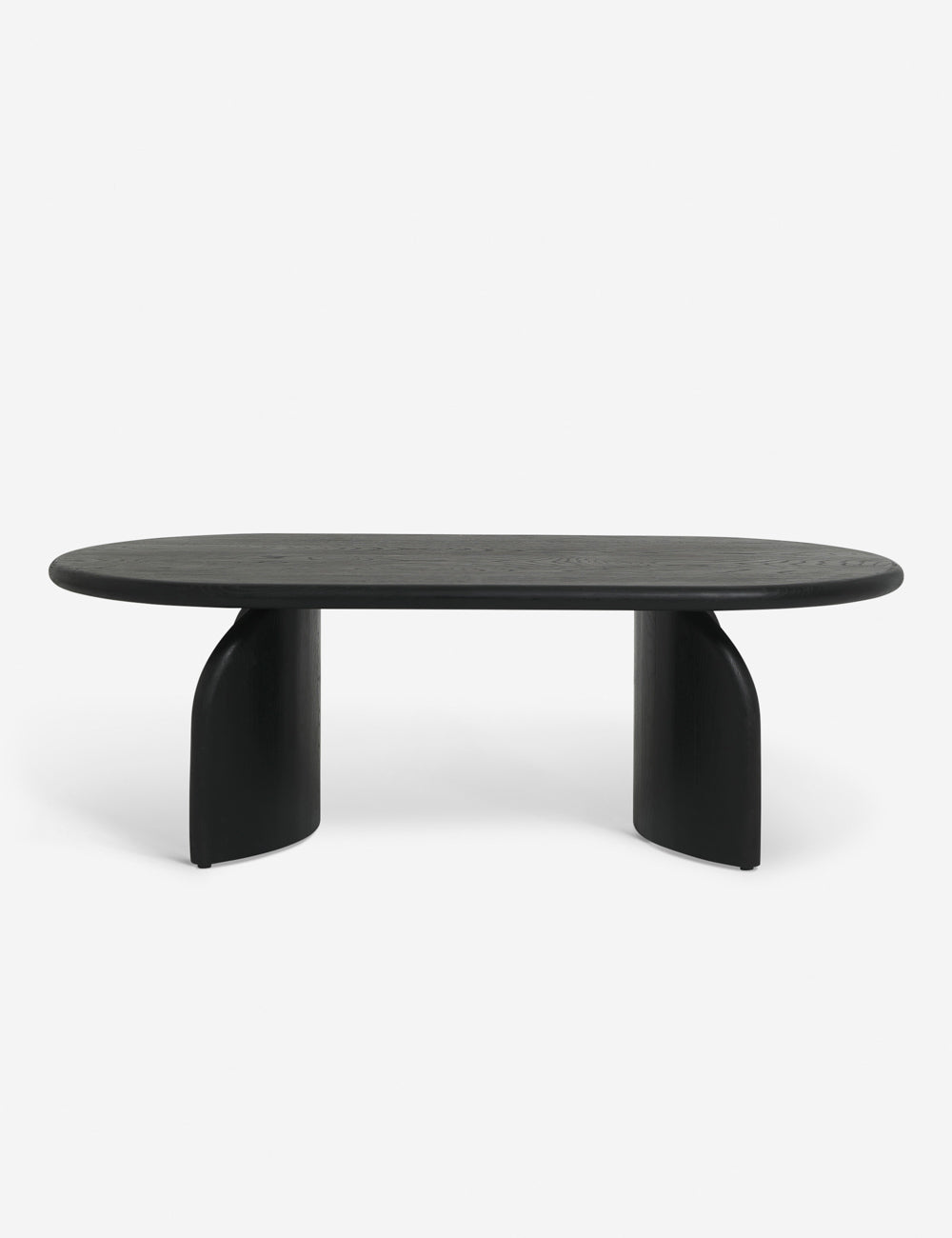 Modern Oval Coffee Table - Mid-Century Style Wooden Living Room Furniture for Small Spaces - Perfect for Apartments, Lounges & Cozy Home Decor