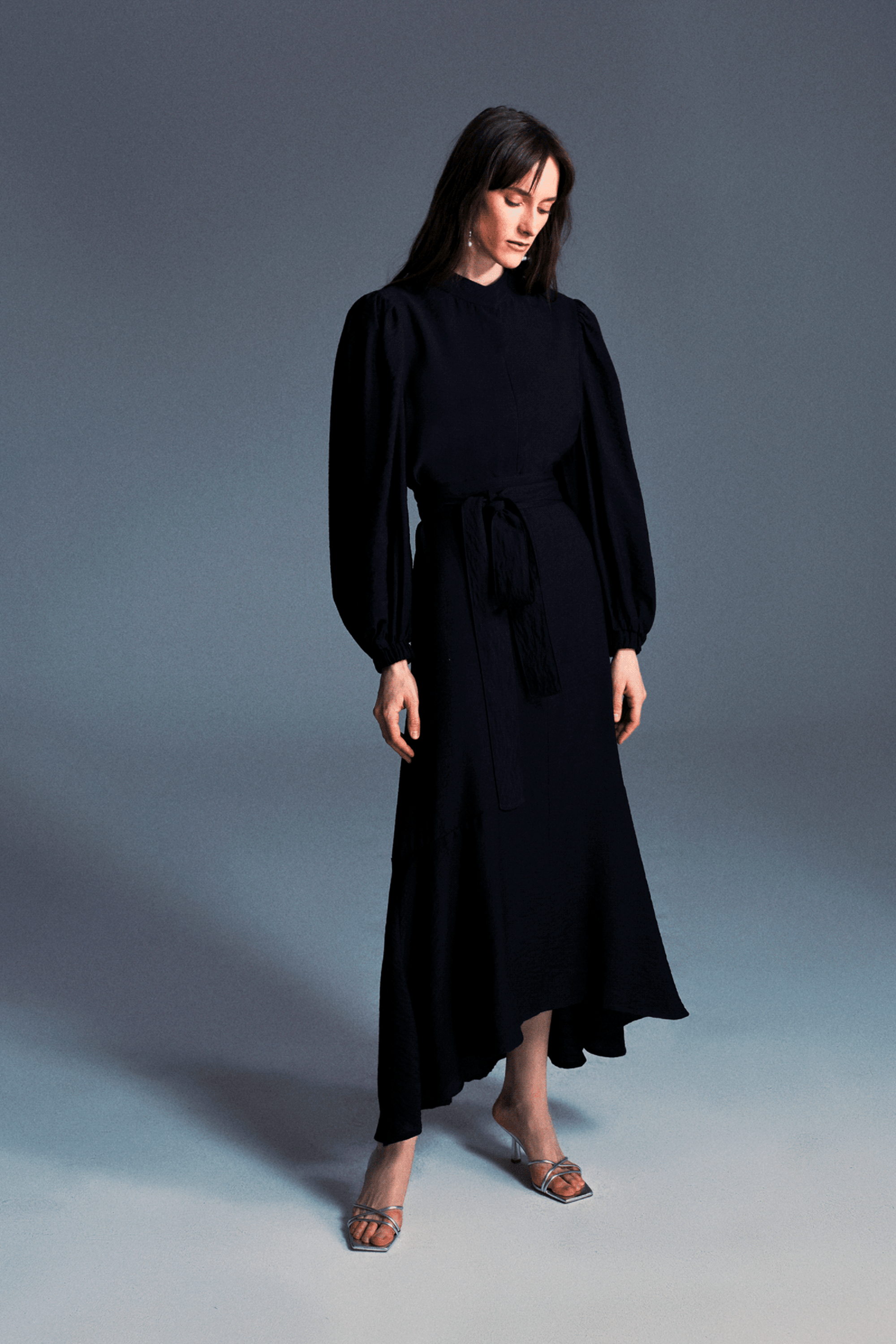 Elegant Black Midi Dress for Women - Perfect for Office, Party & Evening Events | Flattering Fit & Comfortable Fabric