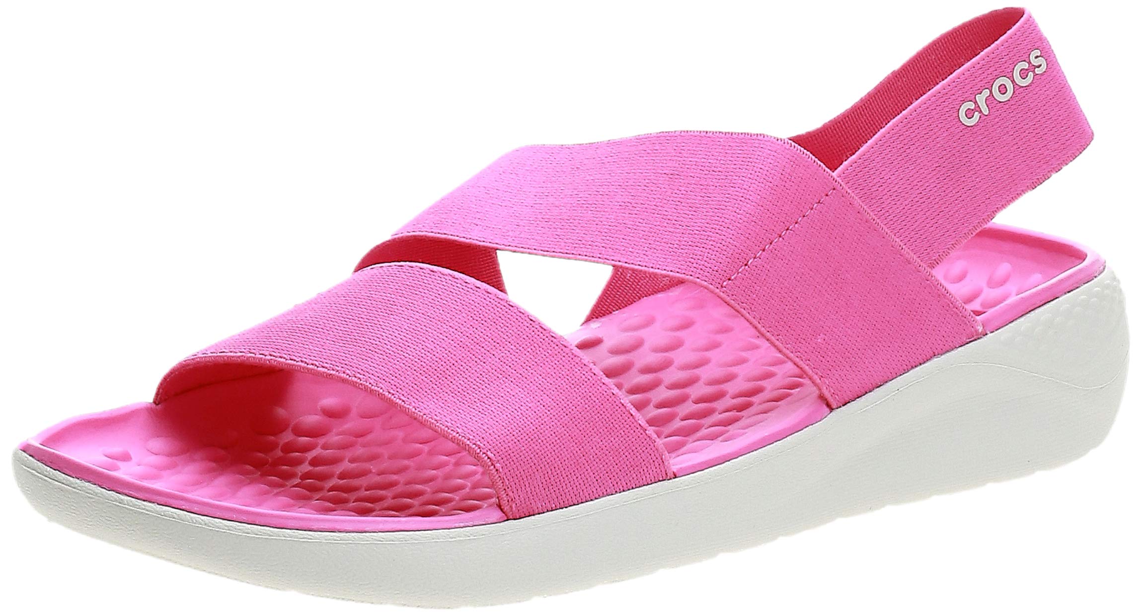 Crocs Women's LiteRide Stretch Sandals - Comfortable Beach & Pool Slides for Summer, Outdoor Walking, Travel, and Casual Wear