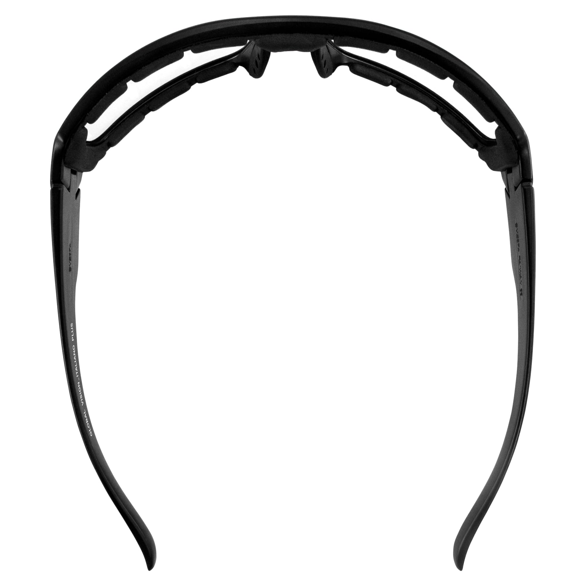 Global Vision Eyewear Italiano Plus Series Safety Sunglasses - Matte Black Frames for Outdoor Work, Sports & UV Protection | ANSI Z87.1 Certified