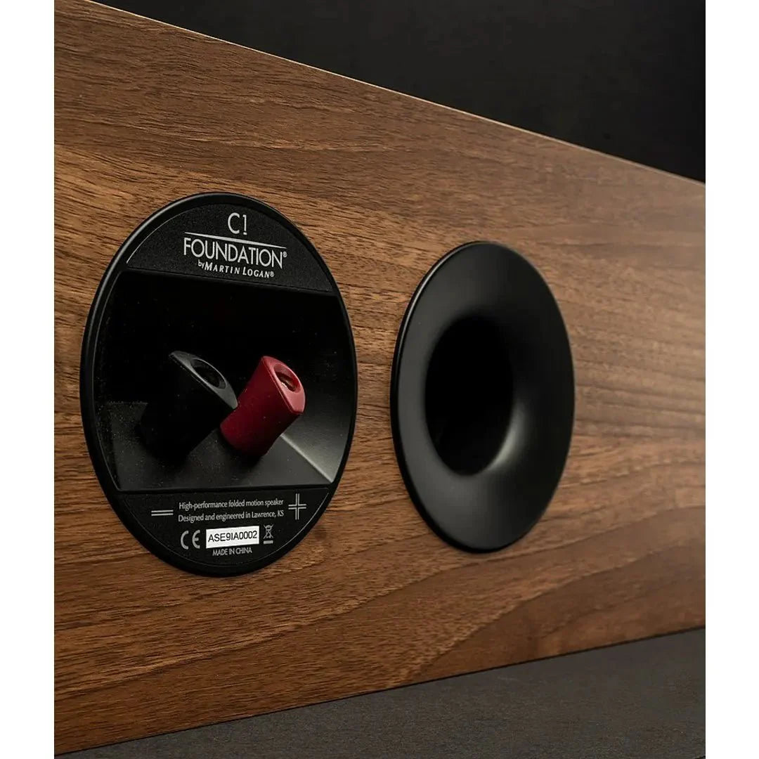 MartinLogan Foundation Series C1 2.5-Way Center Channel Speaker - Premium Home Theater Sound System for Movies & Music