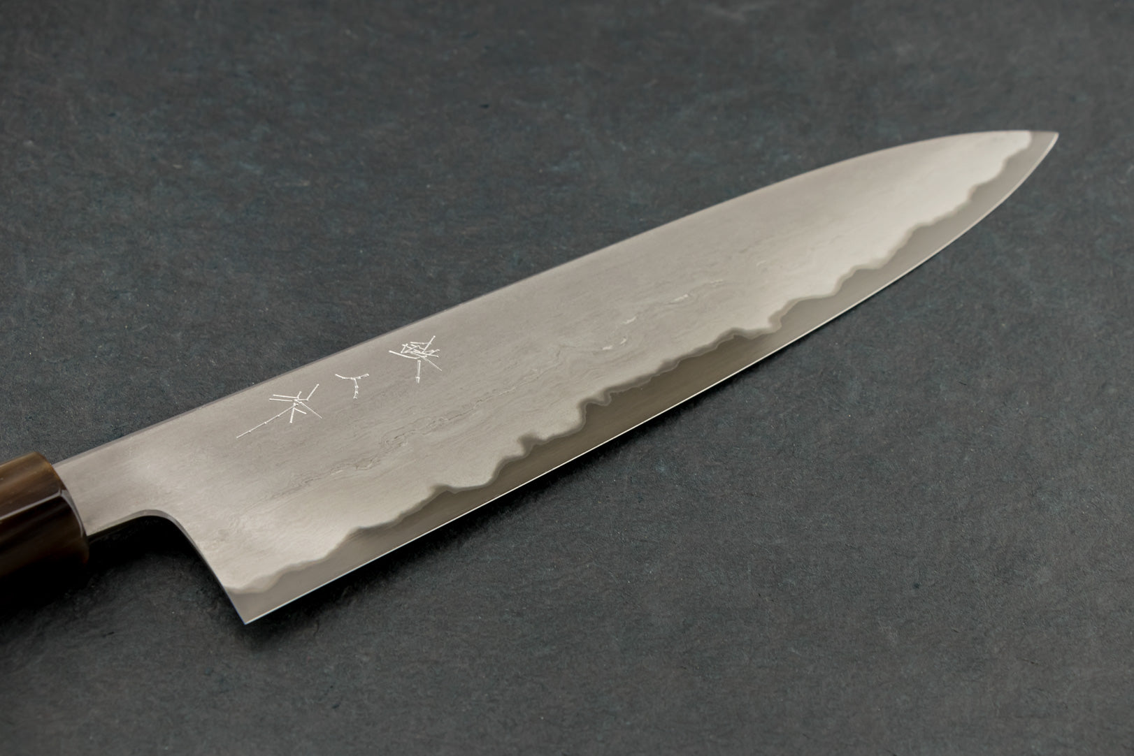 Premium Tetsujin Hamono Aogami Super Blue Steel Gyuto Chef Knife 240mm - Japanese High-Carbon Kitchen Knife for Professional Chefs & Home Cooking