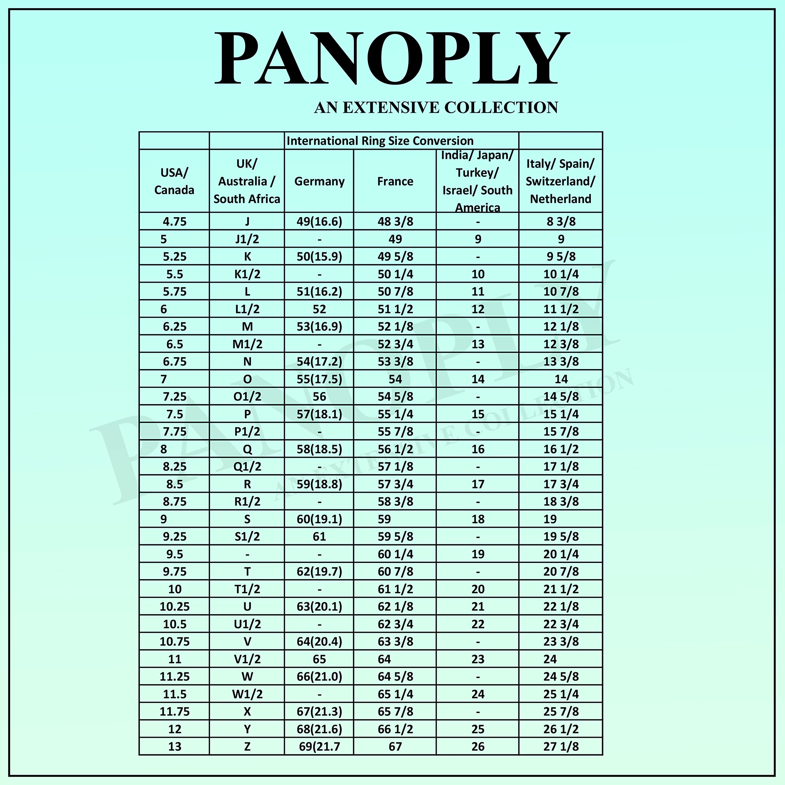 PANOPLY Ammonite Solid 925 Sterling Silver Ring for Women - Elegant Jewelry Gift for Mom, Wife, Girlfriend - Perfect for Birthday, Anniversary, Wedding & Christmas - Size 9.5 - Ideal for Everyday Wear & Special Occasions