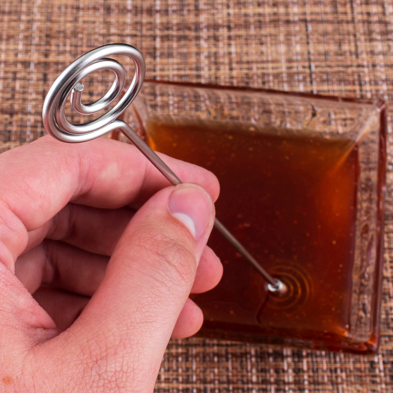 BarConic® Premium Stainless Steel Honey Dipper & Stirrer - Perfect for Tea, Coffee, Cocktails & Kitchen Use