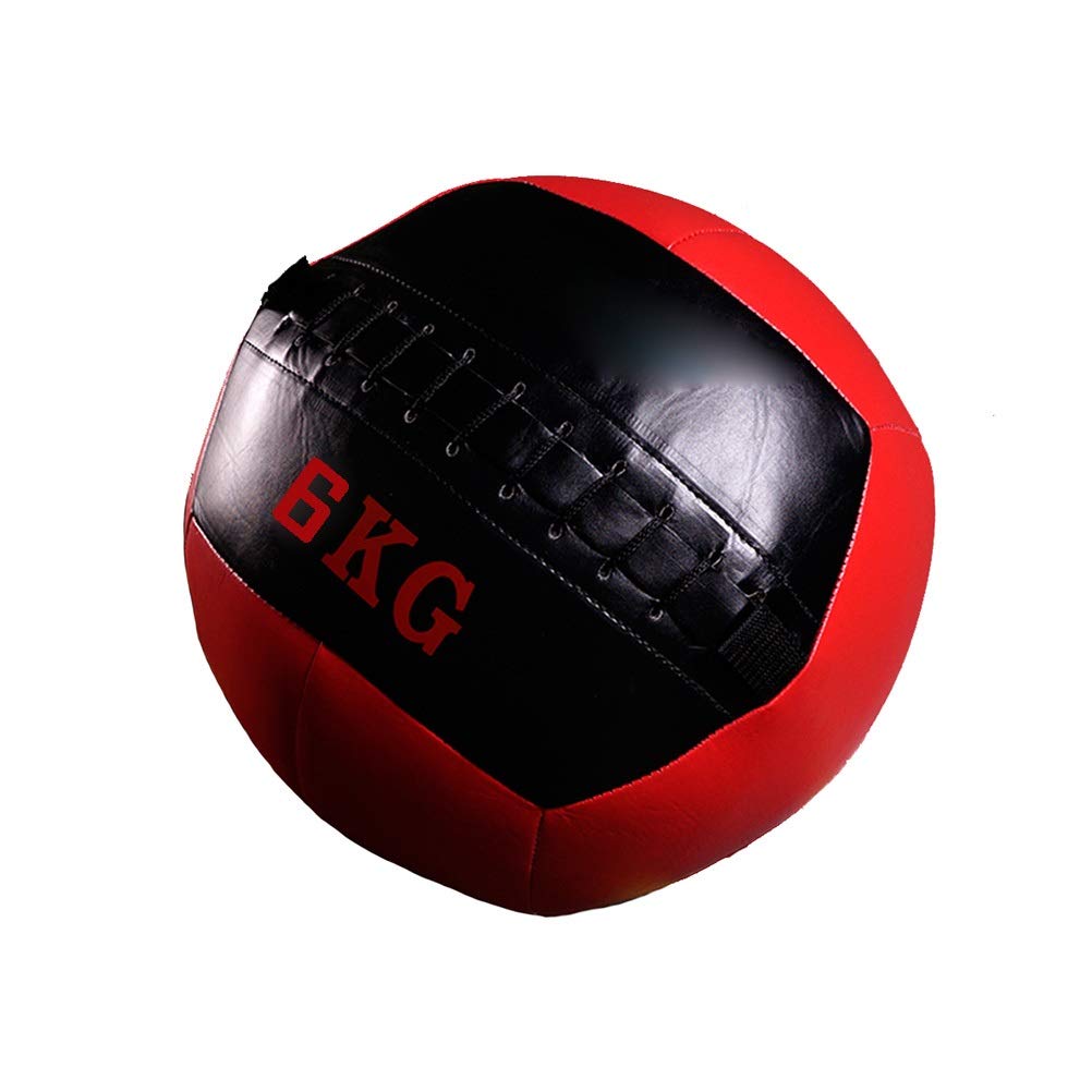 AGYH Soft Artificial Leather Fitness Ball Squash - 3KG/6KG/8KG/10KG Exercise Equipment for Squeezing & Throwing (6KG Size) - Perfect for Home Workouts, Stress Relief & Strength Training