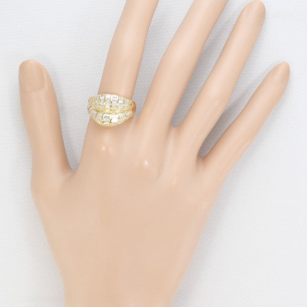 18K Yellow Gold Diamond Ring for Women - Elegant Solitaire Engagement & Wedding Band - Perfect for Proposals, Anniversaries, and Special Occasions
