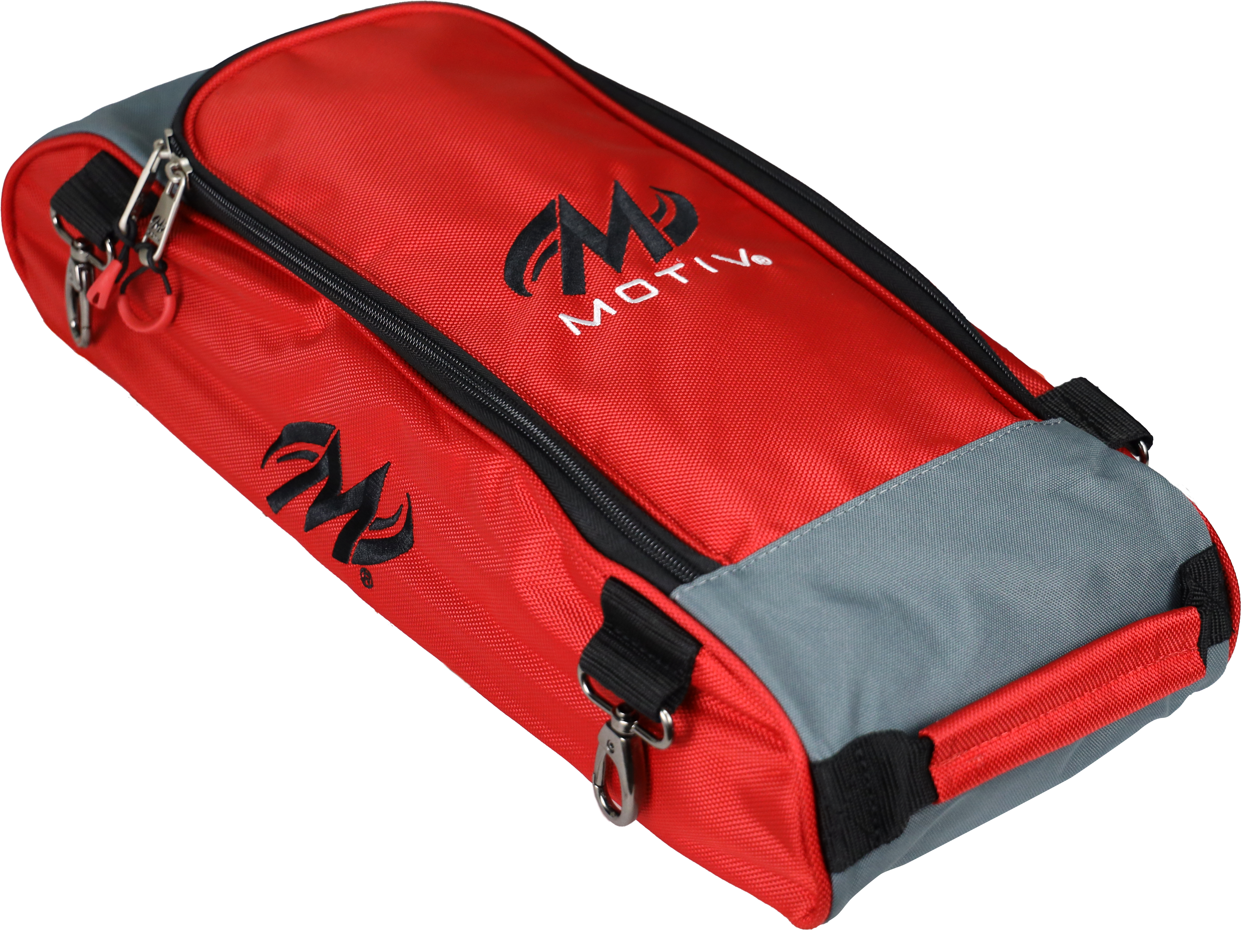 Motiv Ballistix Shoe Bag - Fire Red Color | Durable & Lightweight Shoe Storage for Travel, Gym & Sports | Perfect for Bowling, Running & Athletic Gear Organization