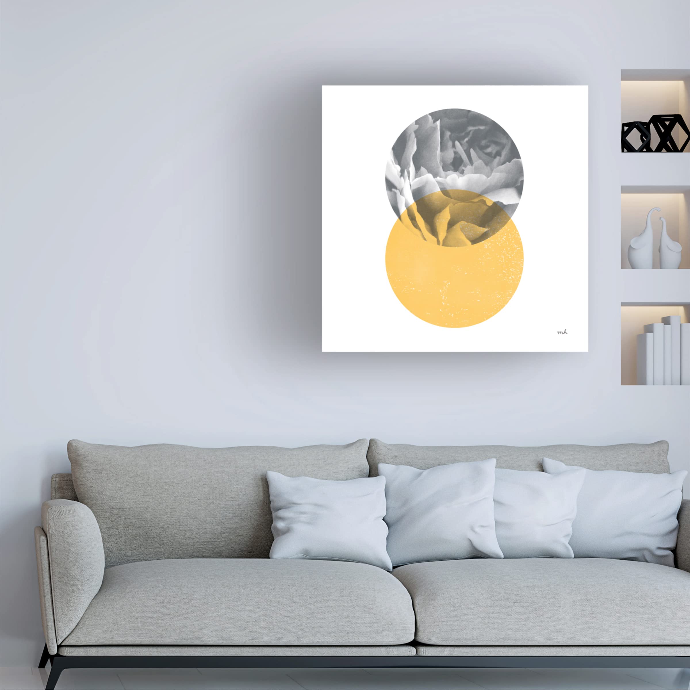 Danhui Nai 'Floursack Nautical XIII' Canvas Wall Art Print - Coastal Beach Decor for Living Room, Bedroom & Office | Trademark Fine Art Collection