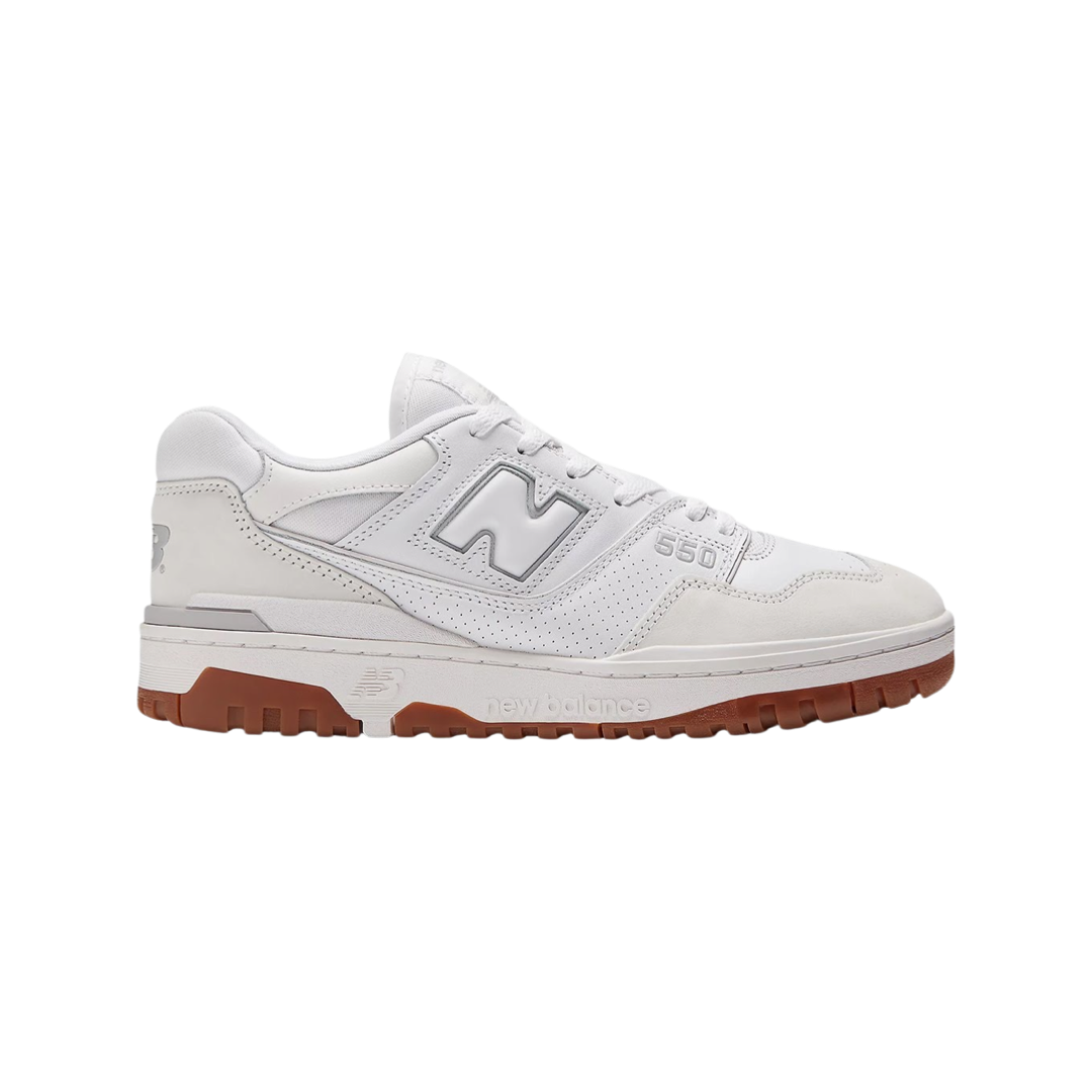 New Balance 550 White Gum Sneakers - Men's & Women's Casual Shoes for Walking, Running & Streetwear Fashion