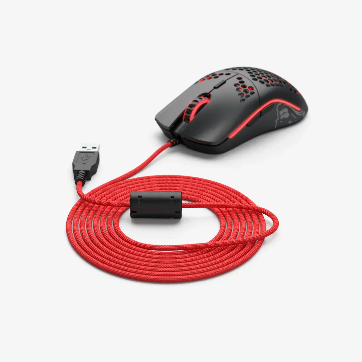 High-Speed Braided USB Cable for Gaming Mice - Durable Nylon Cord for PC, Laptop & Office Use - Perfect for Esports, Work & Home Setup