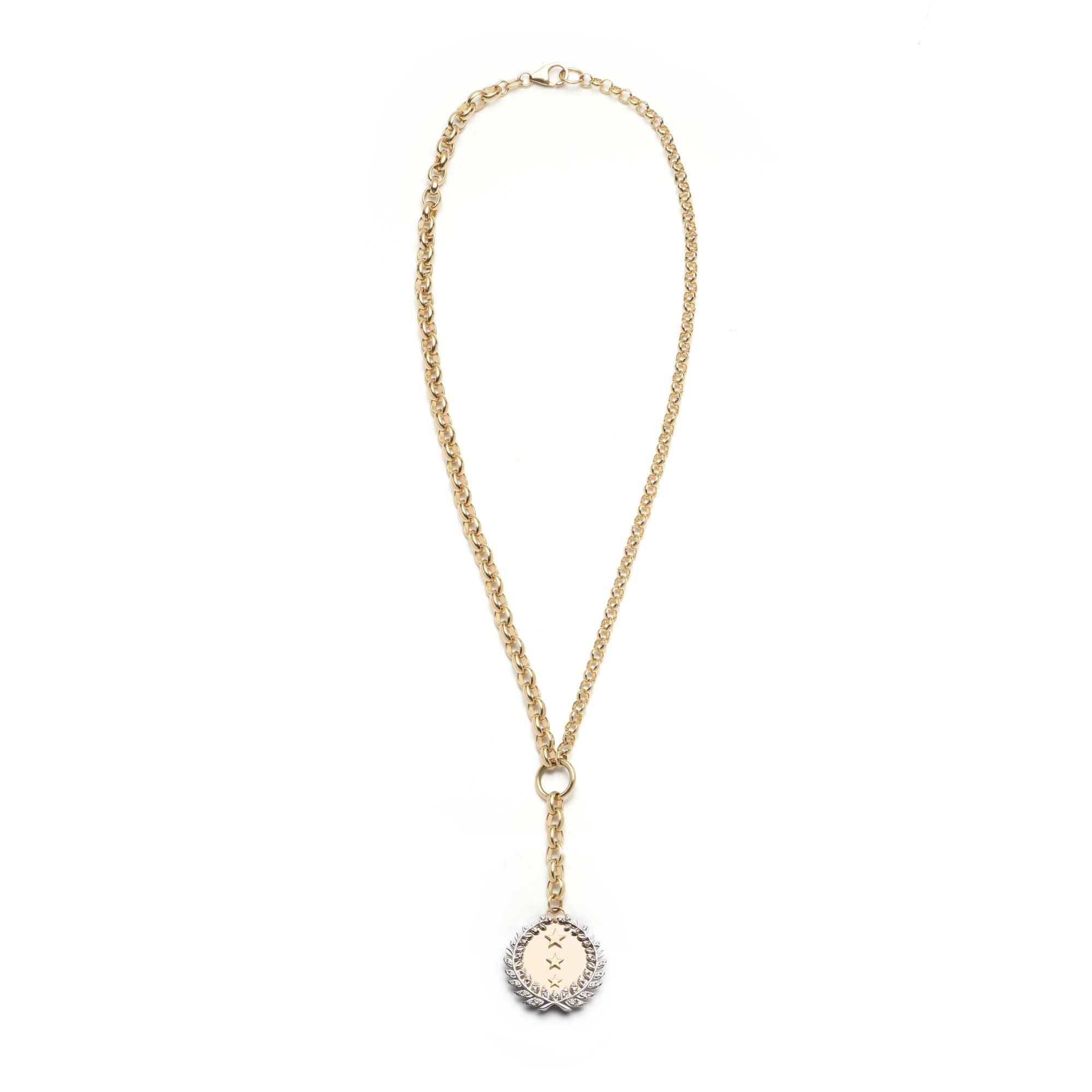 Per Aspera Ad Astra Dream Heavy Mixed Belcher Extension Chain Necklace - Stylish Layered Statement Jewelry for Women, Perfect for Boho, Gothic & Everyday Fashion