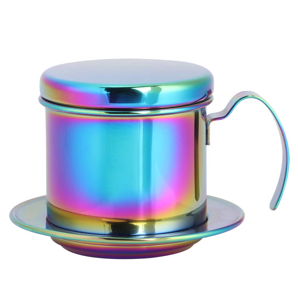 Stainless Steel Vietnamese Coffee Maker - Drip Brewer for Home & Office Use