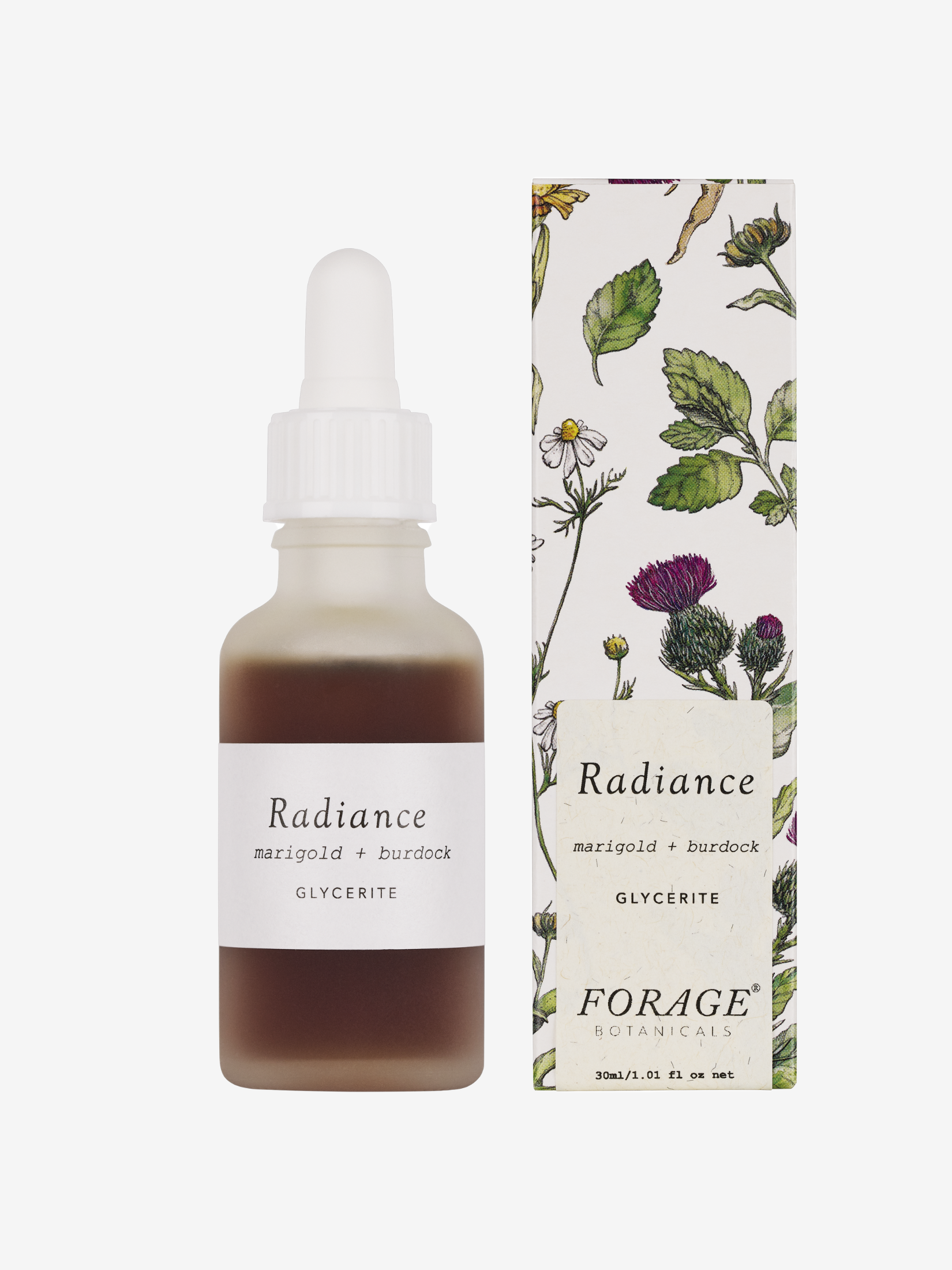 Forage Botanicals Radiance Herbal Tincture - Organic Herbal Supplement for Skin Glow & Wellness - Perfect for Daily Beauty Routine & Holistic Self-Care