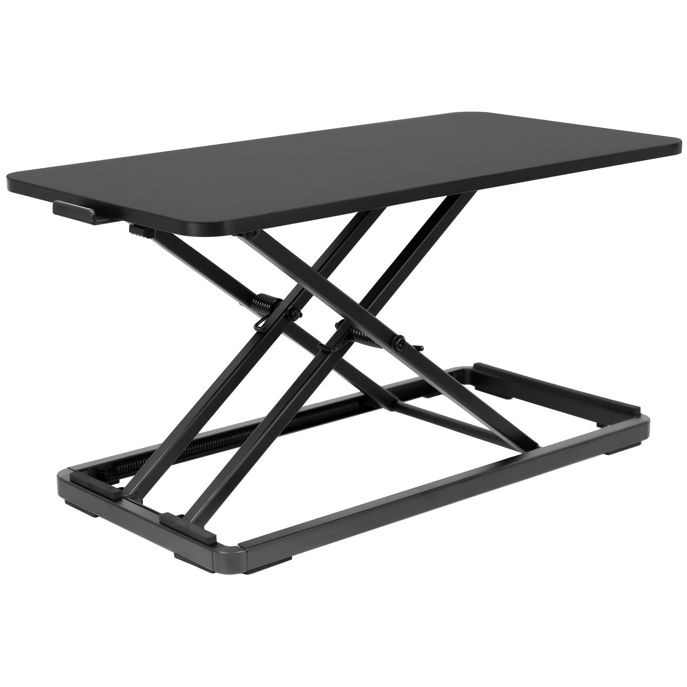 Mount-It! Adjustable Height Standing Keyboard Tray - Ergonomic Sit Stand Workstation for Desktop, Laptop, Mouse & Keyboard (23.6