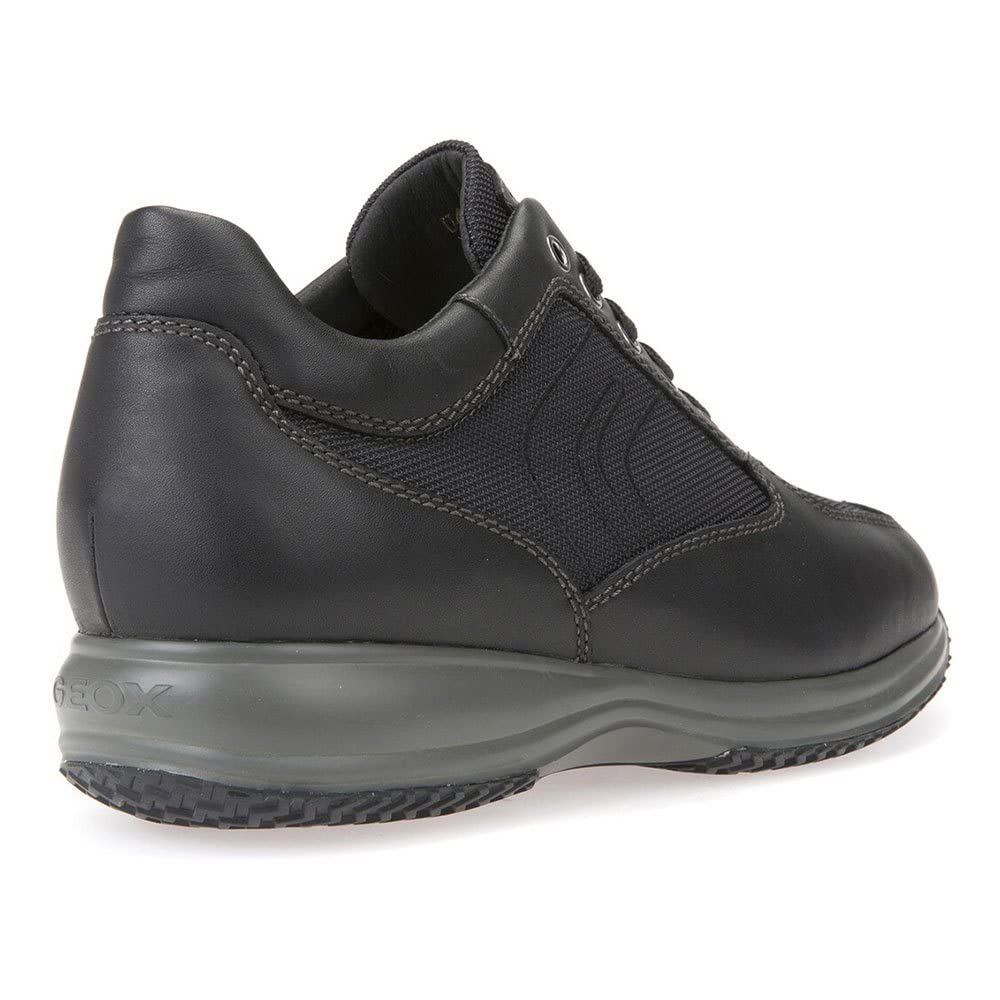 Geox Men's Happy A Low Top Sneakers - Breathable Casual Shoes for Walking, Running & Everyday Wear - Lightweight Comfortable Footwear for Men