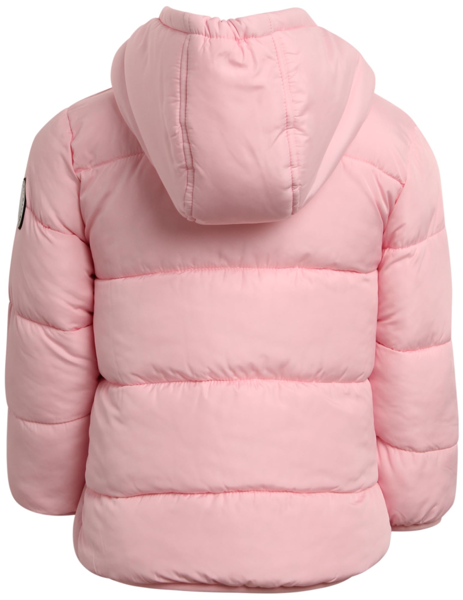 DKNY Baby Girls Reversible Winter Puffer Jacket with Fleece Lining - Warm Coat for Infants & Toddlers (12M-4T) - Perfect for Snow Days & Outdoor Play