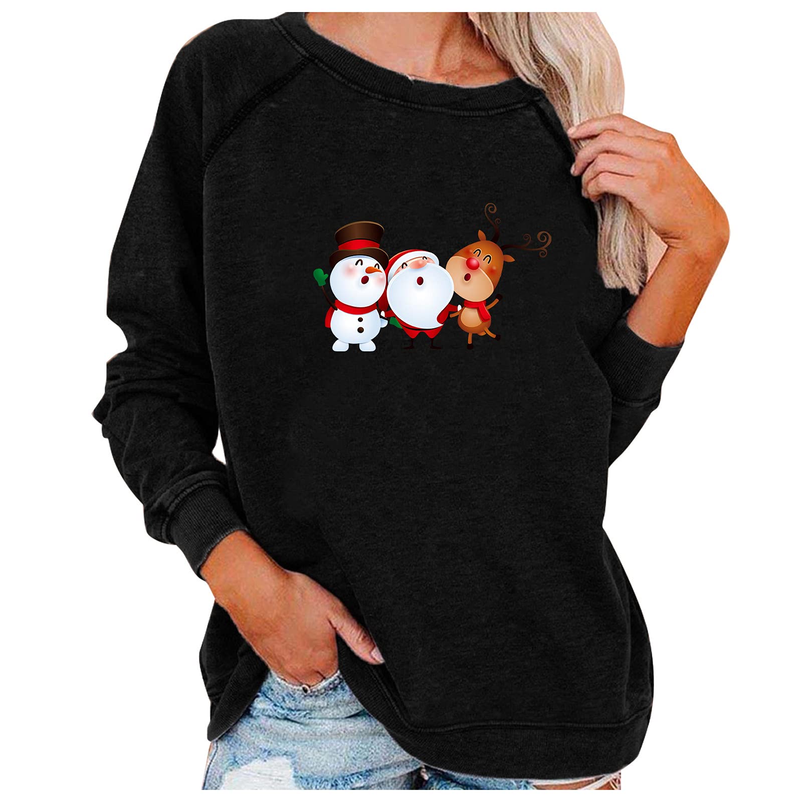 Christmas Movies Watching Shirt - Cozy Xmas Truck Tree Design Long Sleeve Pullover Top for Holiday Movie Nights | Perfect for Hallmark Christmas Film Marathons & Family Gatherings