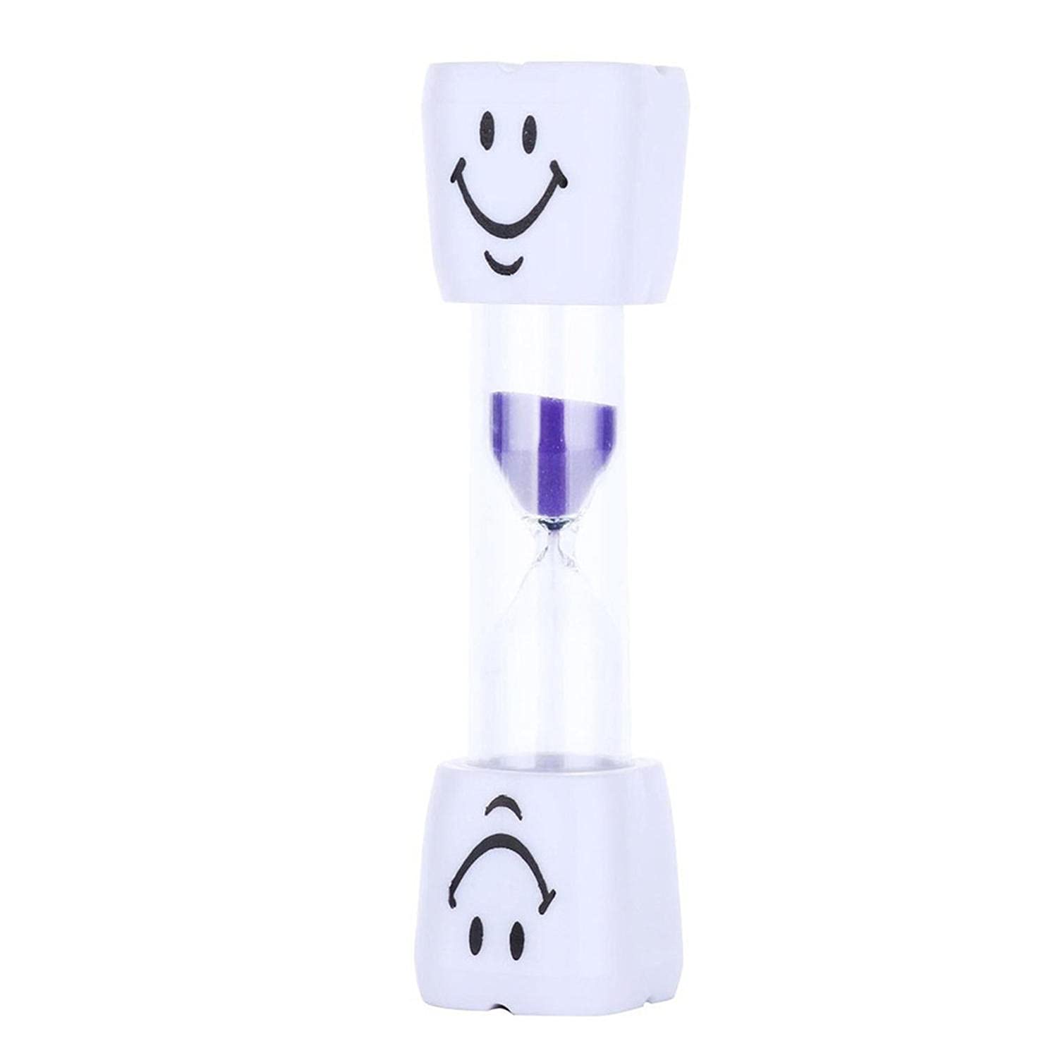 3 Minute Toothbrush Timer for Kids - Colorful Sand Timer with Smiley Face, Fun Teeth Brushing Timer for Children - Perfect for Bathroom, Classroom & Dental Office Use