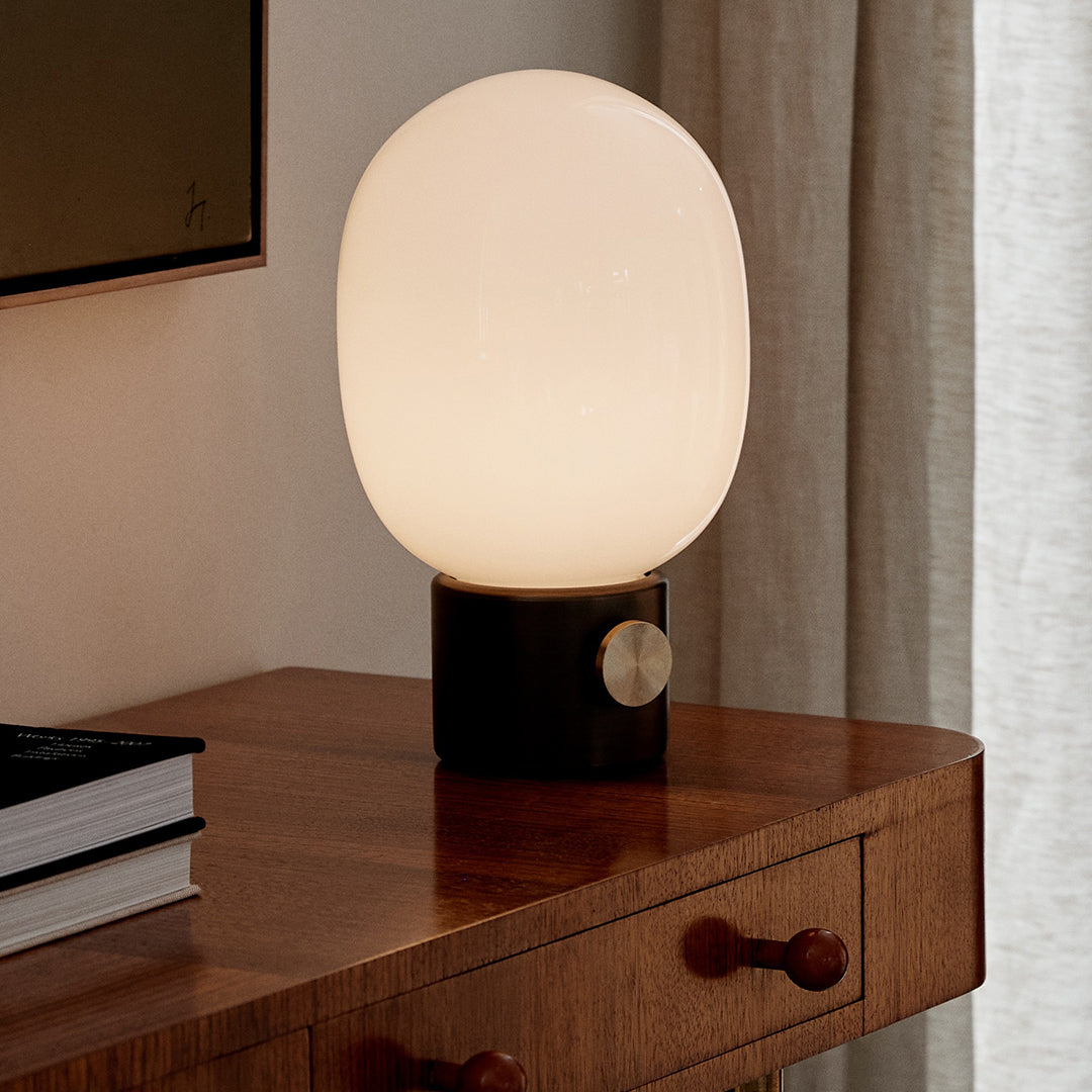 JWDA Portable Table Lamp - USB Rechargeable LED Night Light for Bedroom, Office & Travel - Adjustable Brightness & Warm White Light for Reading & Relaxation