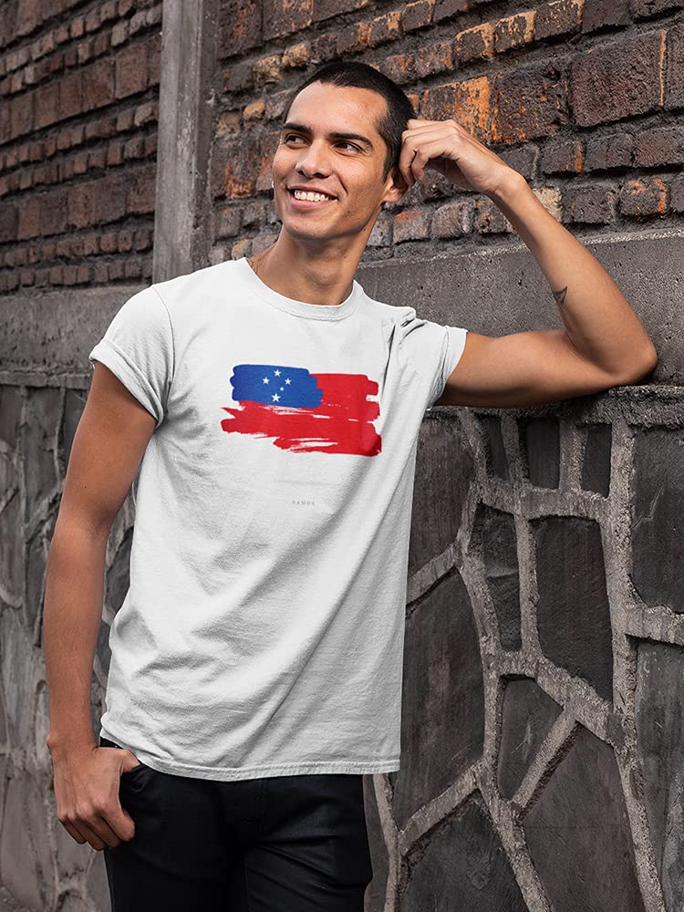 Smartprints Samoa Flag Graphic T-Shirt for Men - Patriotic & Stylish Casual Wear for Sports, Travel & Everyday Outfits