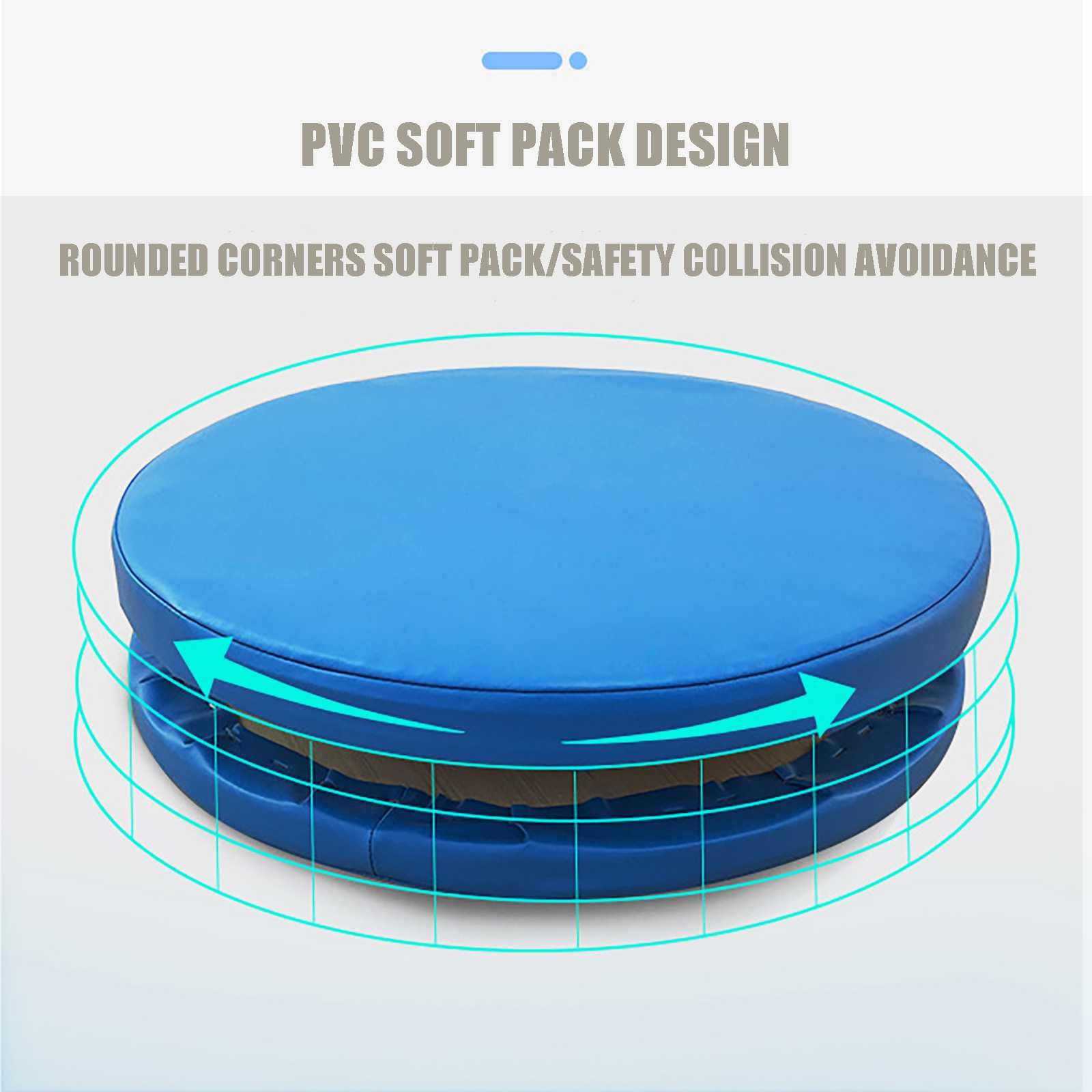 Sensory Spinning Chair for Kids - Upholstered Swivel Seat, Autism-Friendly Low to Ground Safe Design for Multi-Posture Training & Coordination - Perfect for Sensory Rooms, Classrooms & Home Therapy Use
