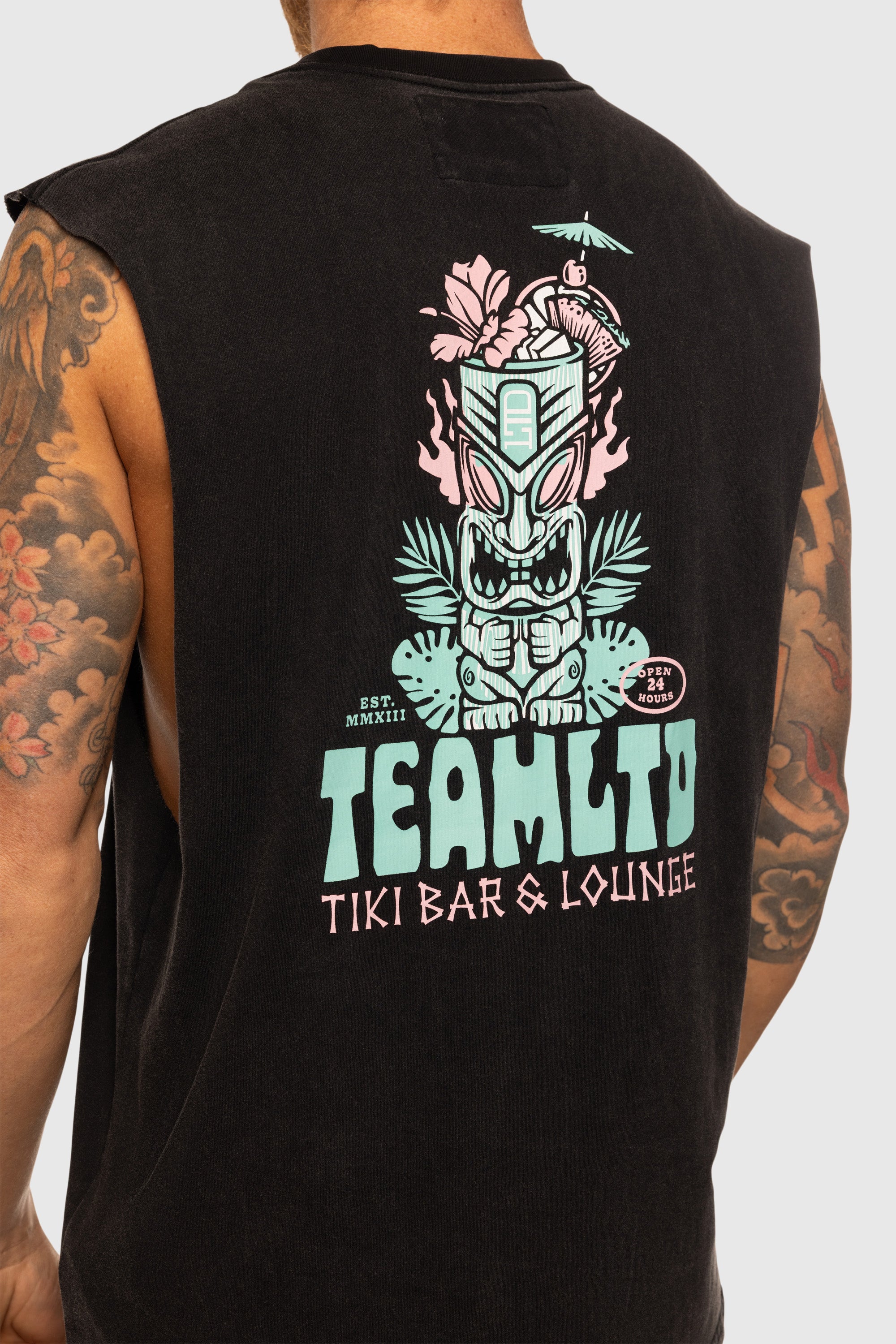 Tiki Aussie Tank Top - Stylish Women's Casual Sleeveless Shirt for Summer Beach Outfits & Tropical Vacations