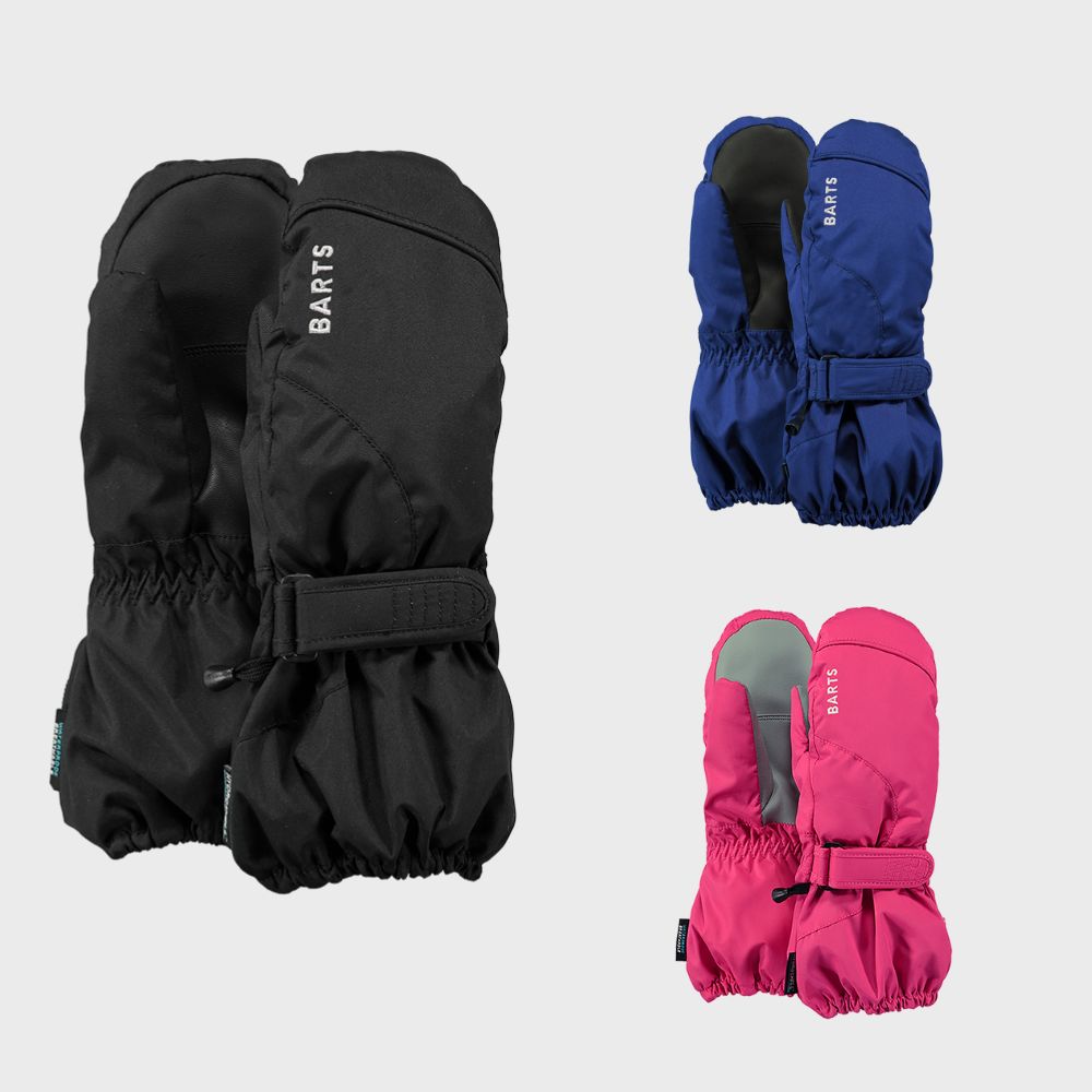 Barts Tec Kids Ski Mittens - Warm Waterproof Winter Gloves for Boys & Girls - Perfect for Snowboarding, Sledding, and Outdoor Winter Activities
