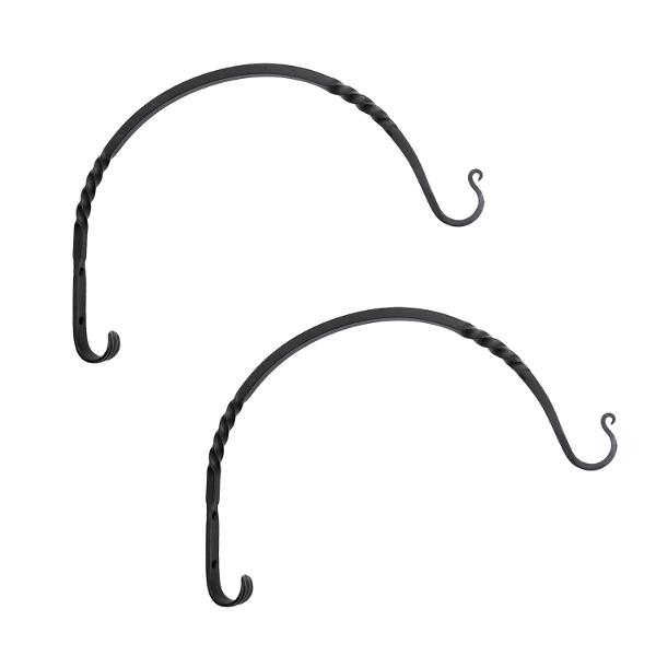 Heavy Duty Arc Bracket 2 Pack - Sturdy Metal Wall Mounting Brackets for Shelves, TVs & Home Decor | Perfect for Living Room, Bedroom & Garage Organization