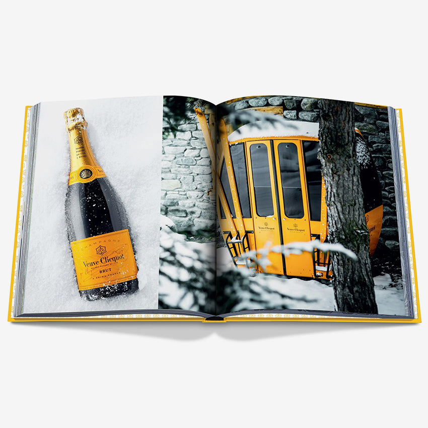 Assouline | Veuve Clicquot Champagne Coffee Table Book - Luxury Home Decor & Gift for Wine Lovers | Perfect for Living Rooms, Offices & Wine Cellars
