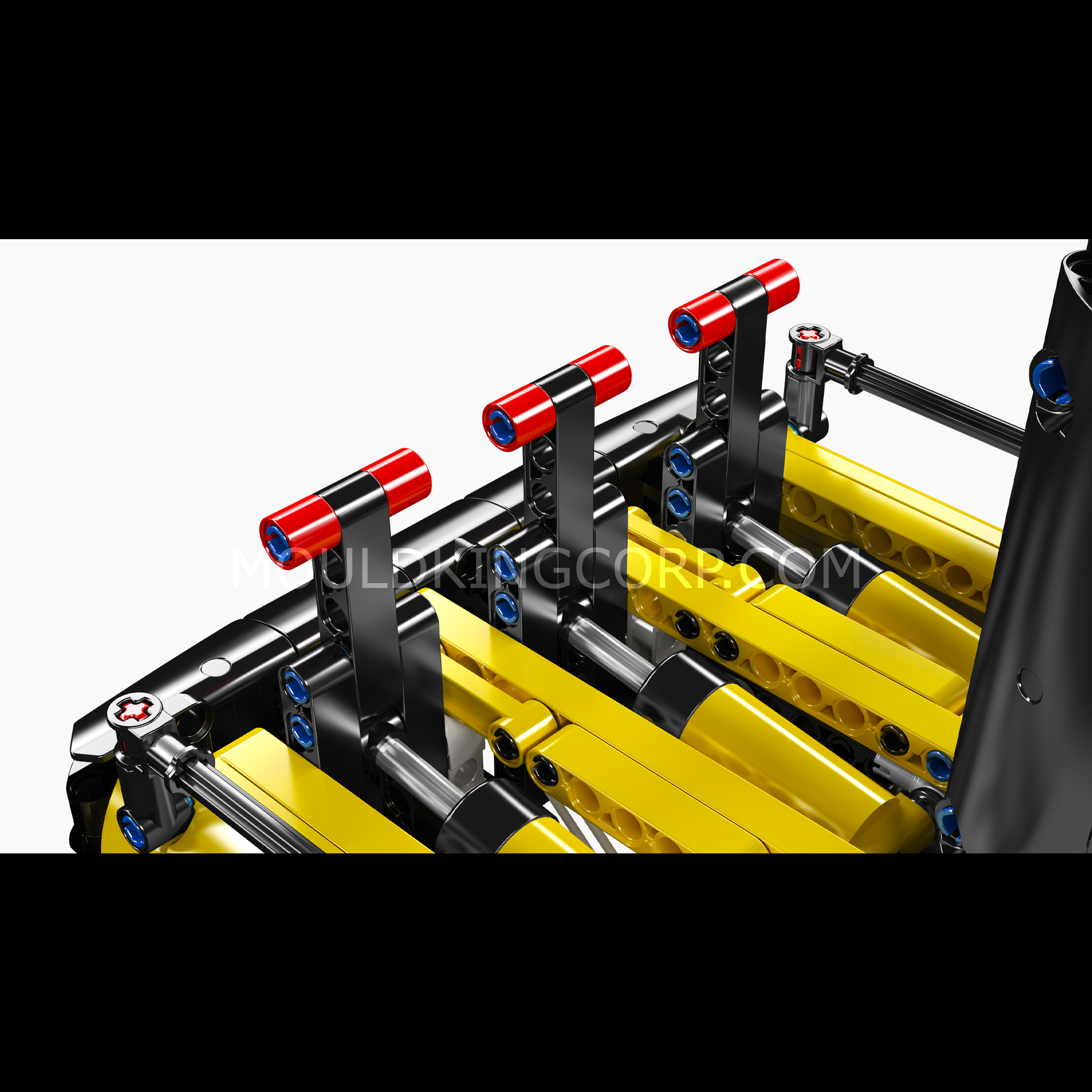 Mould King 17077 Hydraulic Log Grapple Trailer Building Set - 866 PCS STEM Construction Toy for Kids & Adults | Perfect for DIY Projects, Engineering Education & Creative Play