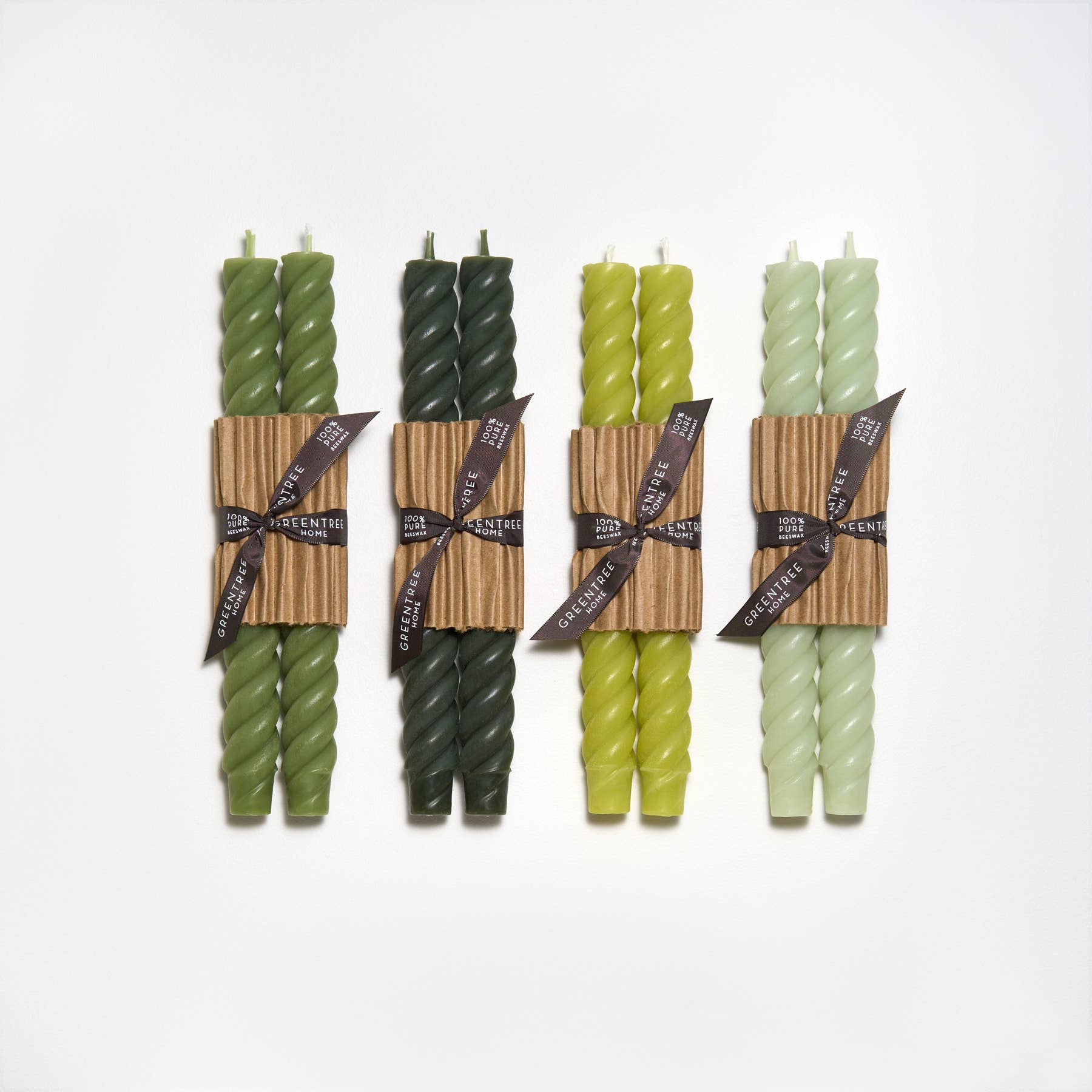 Greentree 10-Pack Natural Rope Taper Candles for Wedding, Dining & Home Decor – Eco-Friendly Dripless Candles for Romantic Ambiance