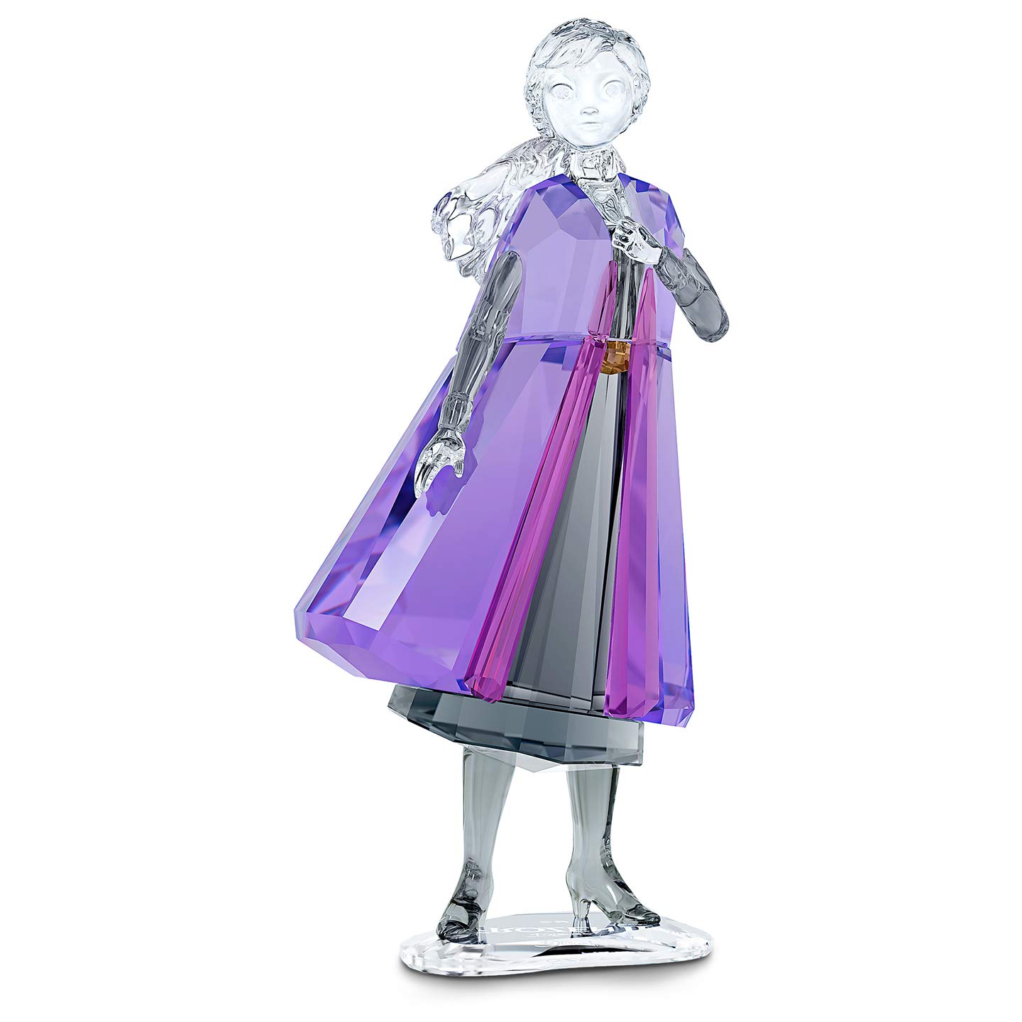 Swarovski Frozen 2 Anna Purple Crystal Jewelry - Elegant Disney Inspired Necklace for Women & Girls | Perfect Gift for Birthday, Anniversary & Cosplay