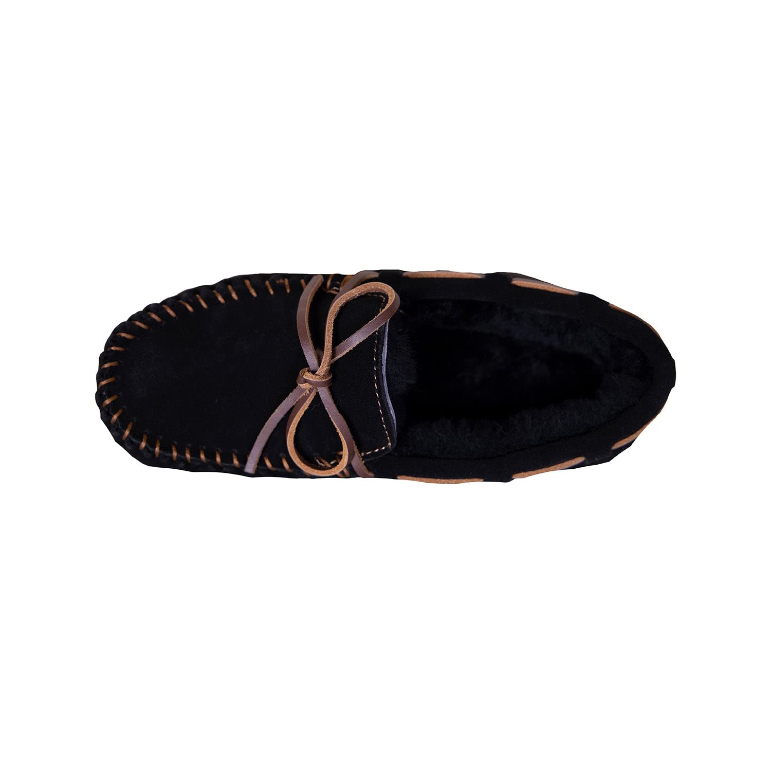 Cloud Nine Women's Sheepskin Slip-On Moccasin Flats - Cozy Indoor/Outdoor House Shoes for Comfort & Style
