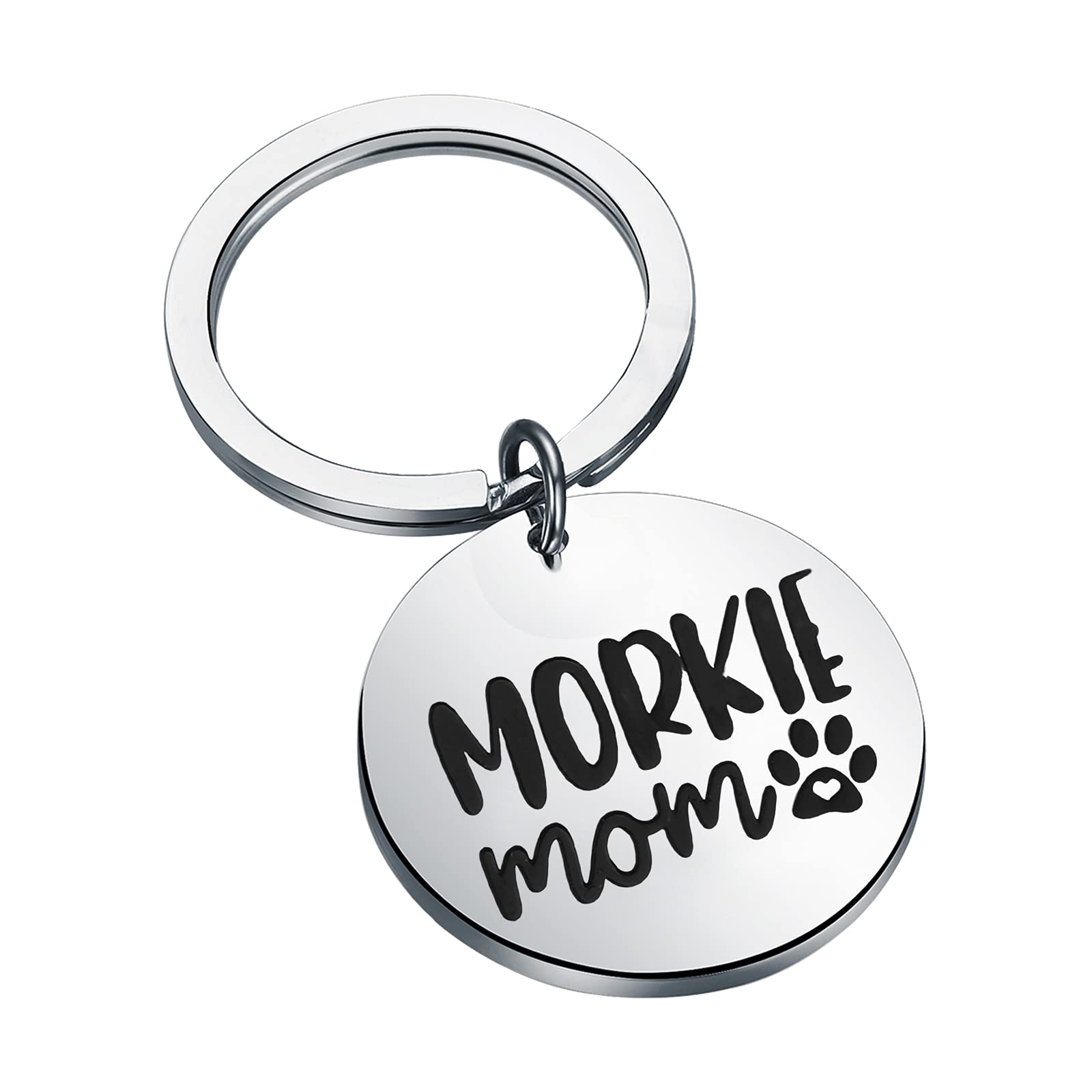 CENWA Morkie Keychain for Dog Lovers - Personalized Gift for Morkie Owners, Morkie Mom, and Morkie Lovers - Perfect for Birthdays, Christmas, and Pet Appreciation Gifts